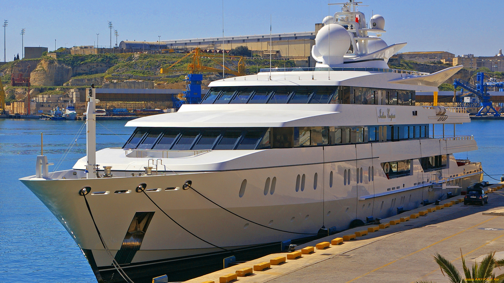 корабли, Яхты, море, небо, причал, порт, яхта