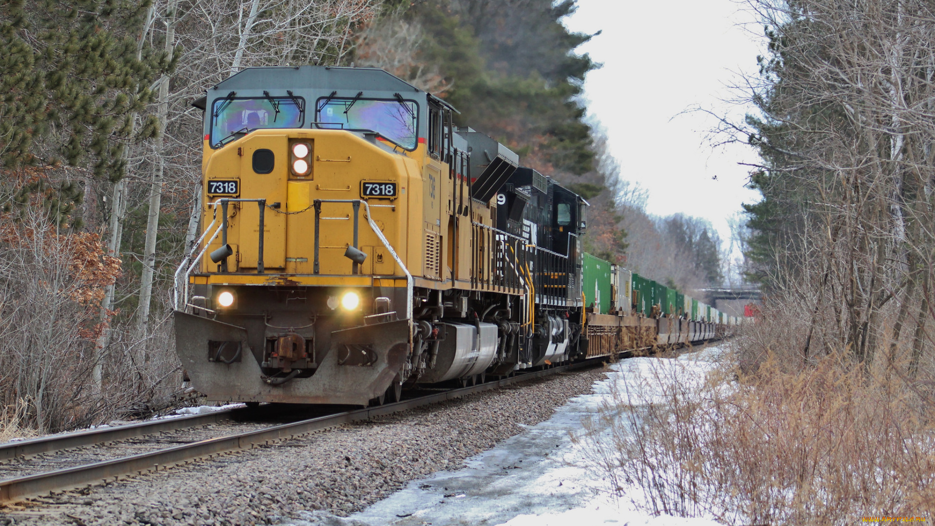 техника, поезда, железная, дорога, рельсы, локомотив, состав