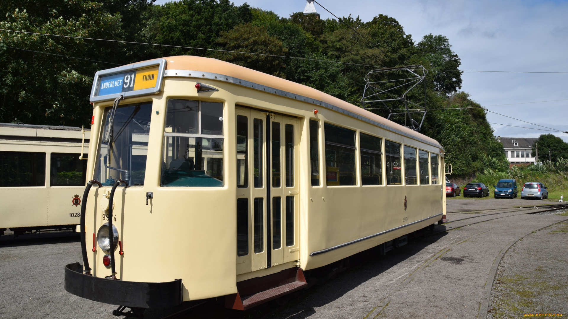 техника, трамваи, город, трамвай, рельсы