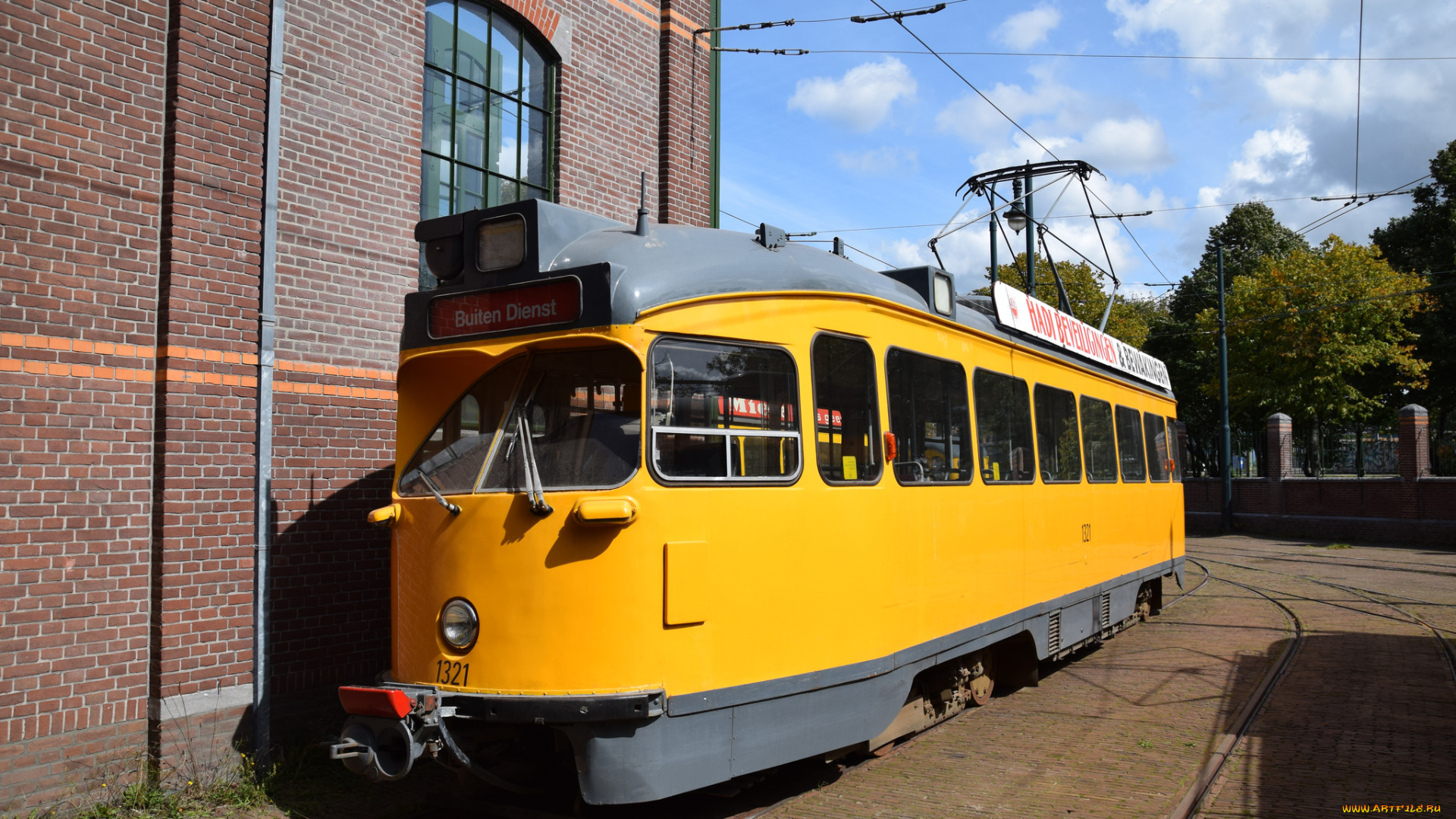 техника, трамваи, рельсы, город, трамвай