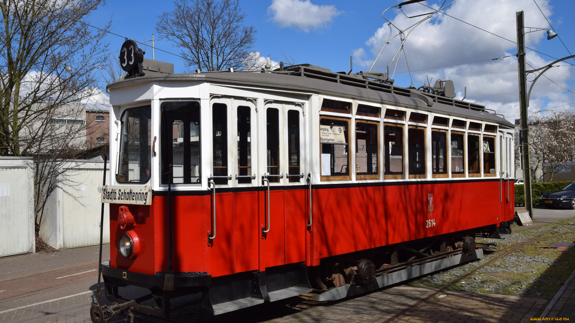 техника, трамваи, трамвай, город, рельсы