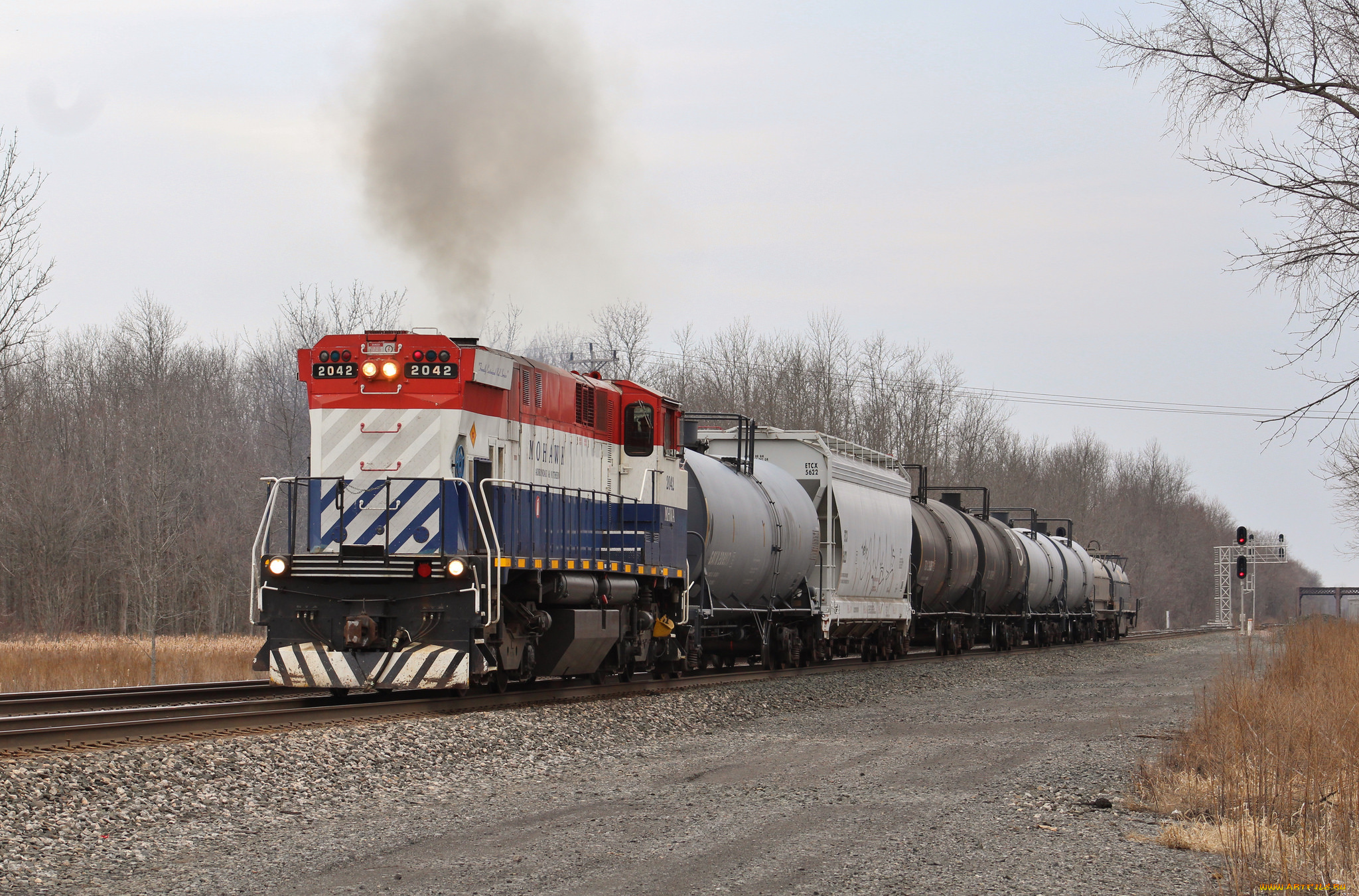 техника, поезда, железная, дорога, рельсы, локомотив, состав