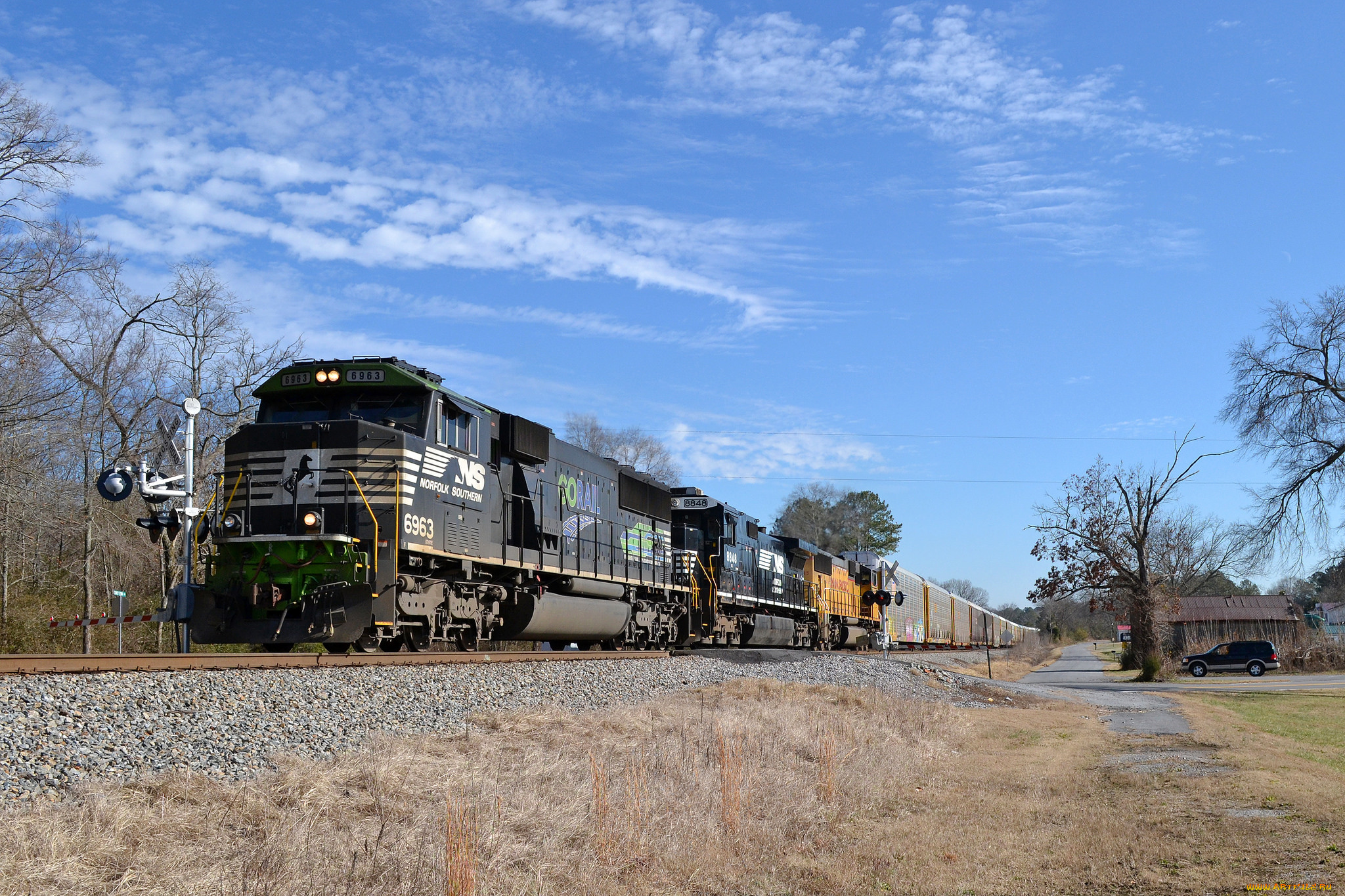 техника, поезда, железная, дорога, рельсы, локомотив, состав