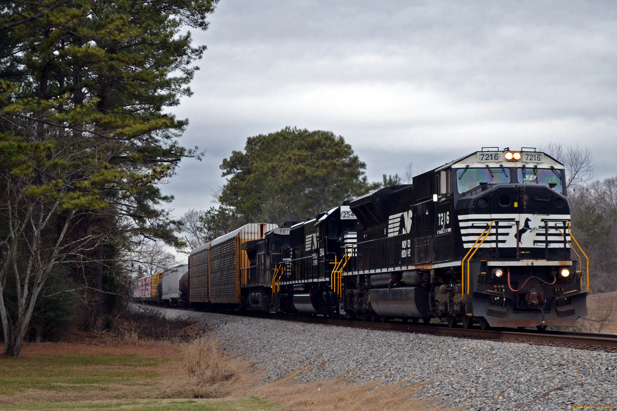 техника, поезда, железная, дорога, рельсы, локомотив, состав