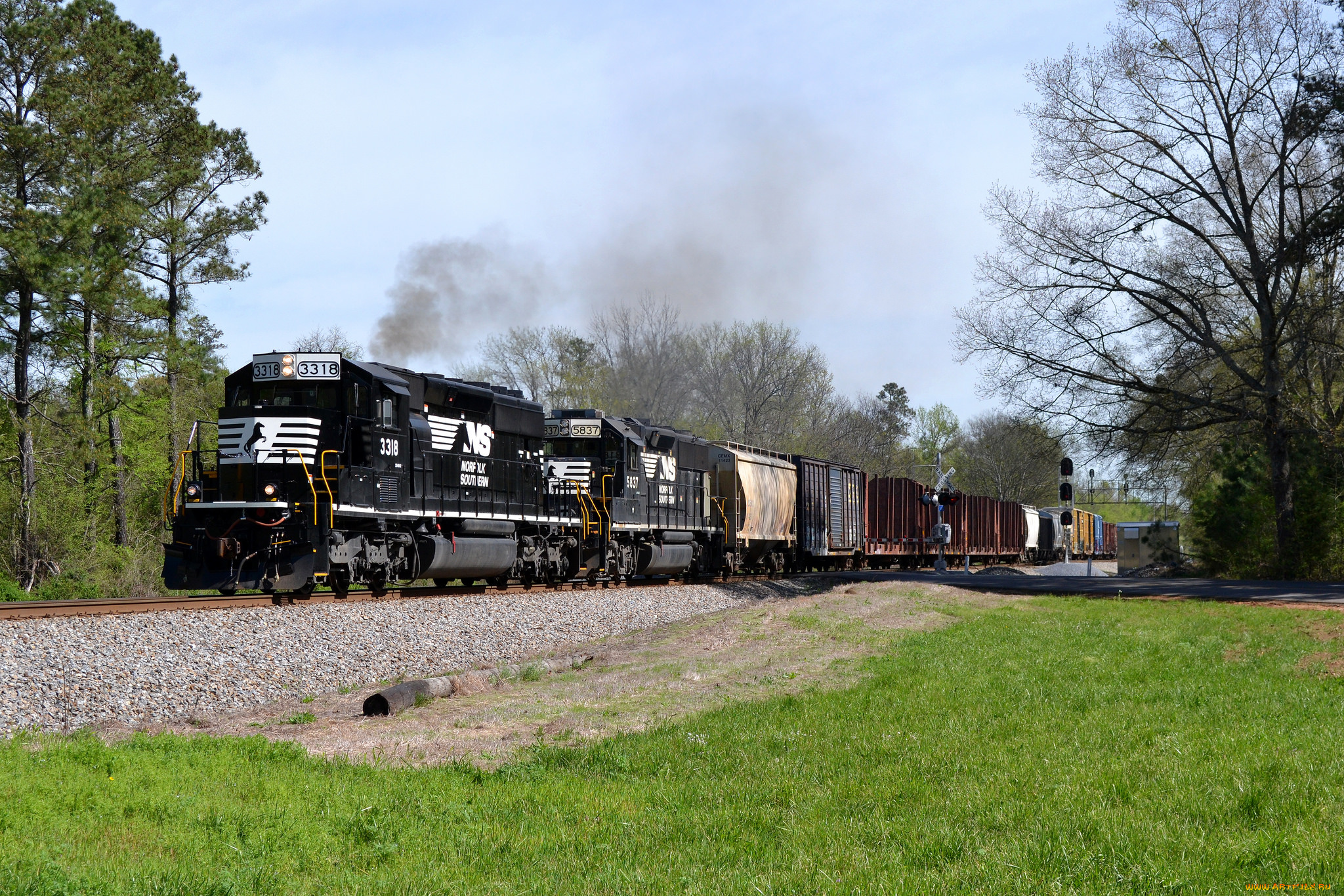 техника, поезда, железная, дорога, рельсы, локомотив, состав