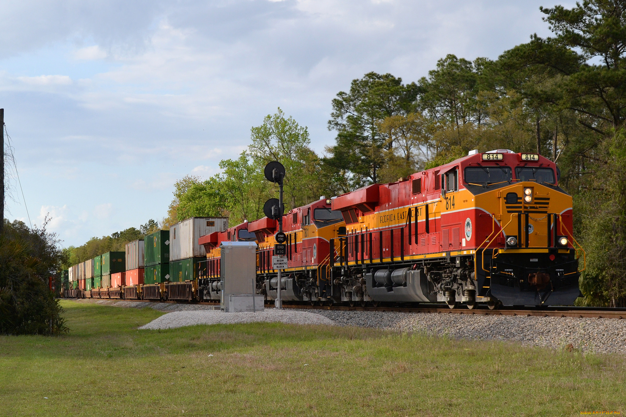 техника, поезда, железная, дорога, рельсы, локомотив, состав