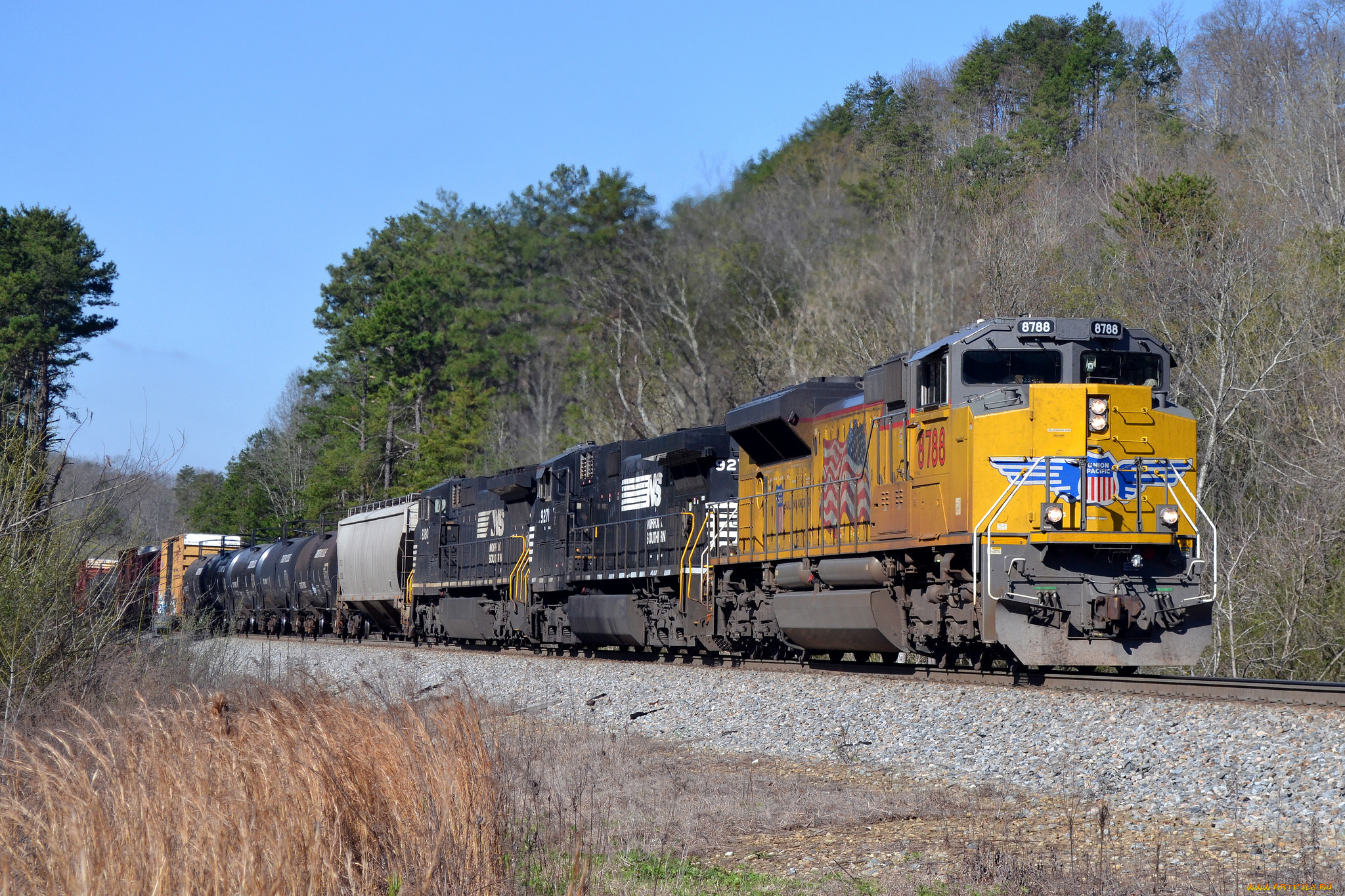 техника, поезда, железная, дорога, рельсы, локомотив, состав