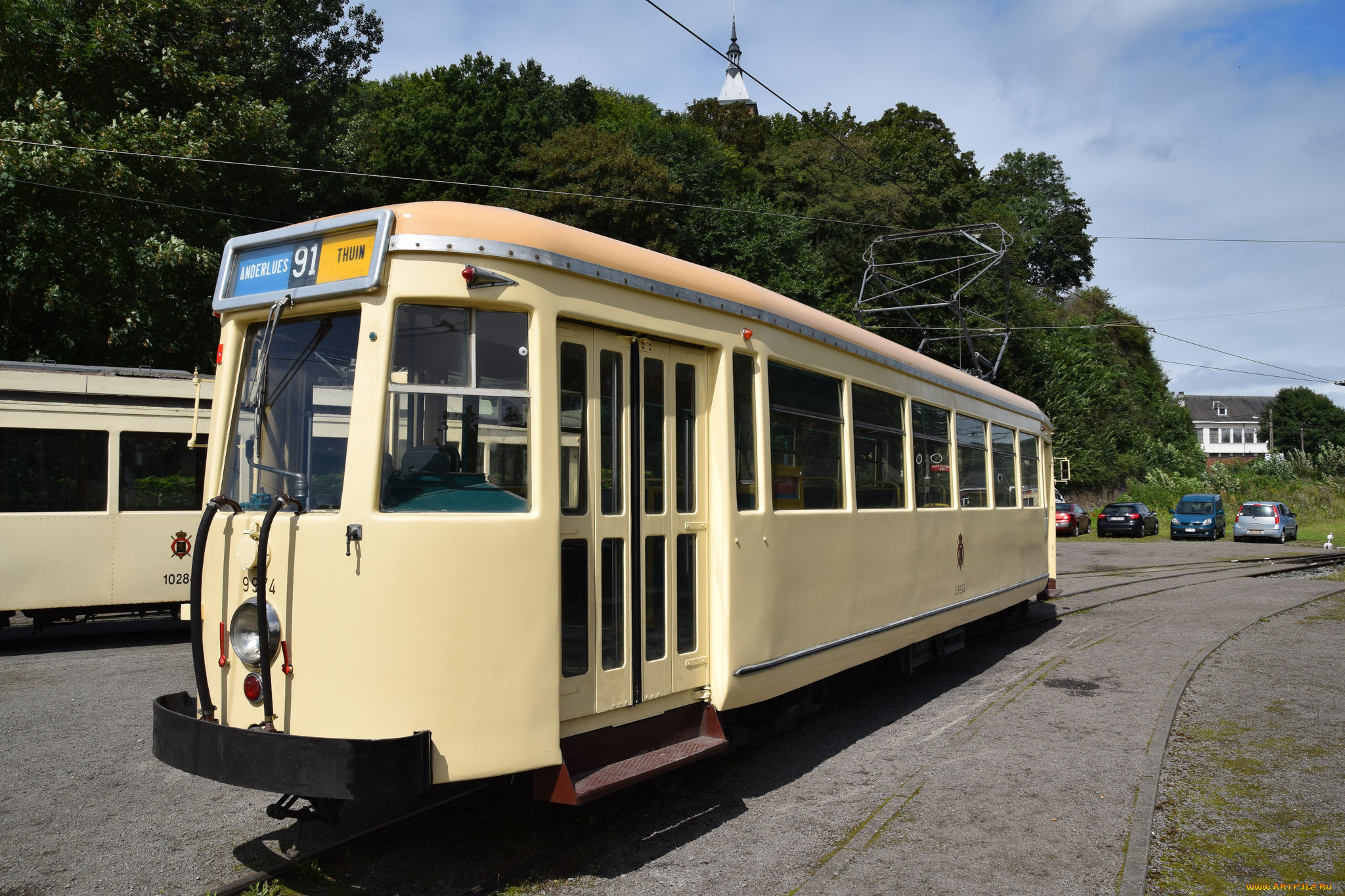 техника, трамваи, город, трамвай, рельсы