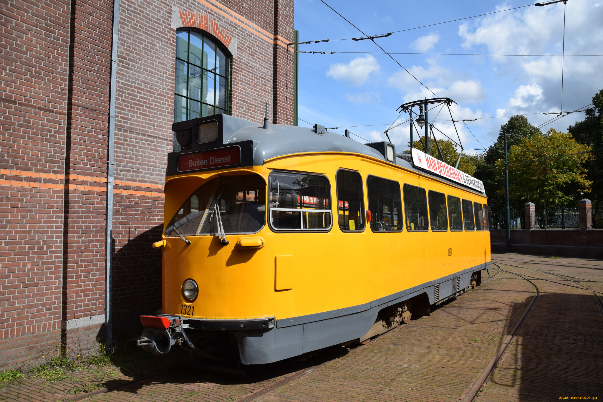 техника, трамваи, рельсы, город, трамвай