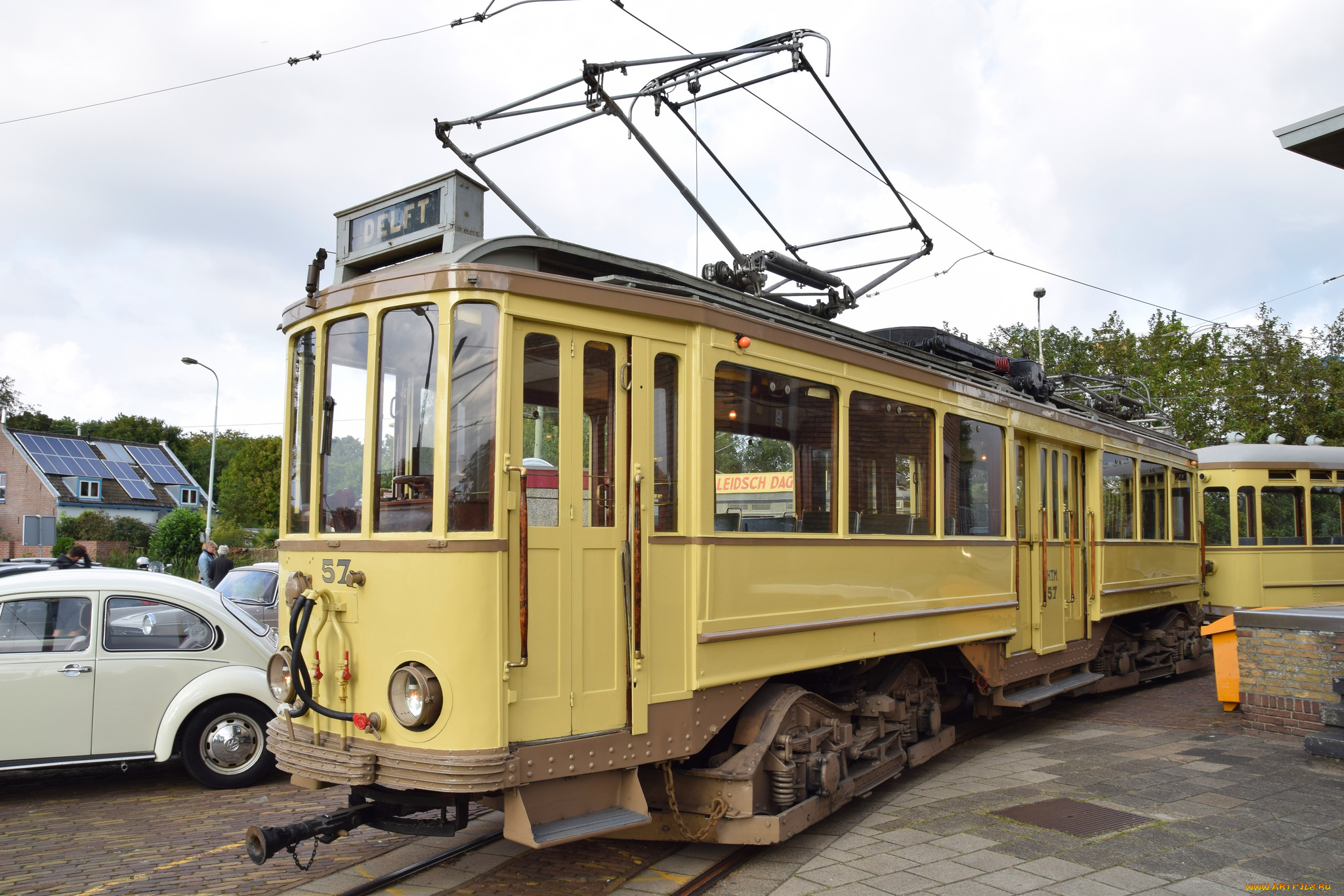 техника, трамваи, рельсы, трамвай, город