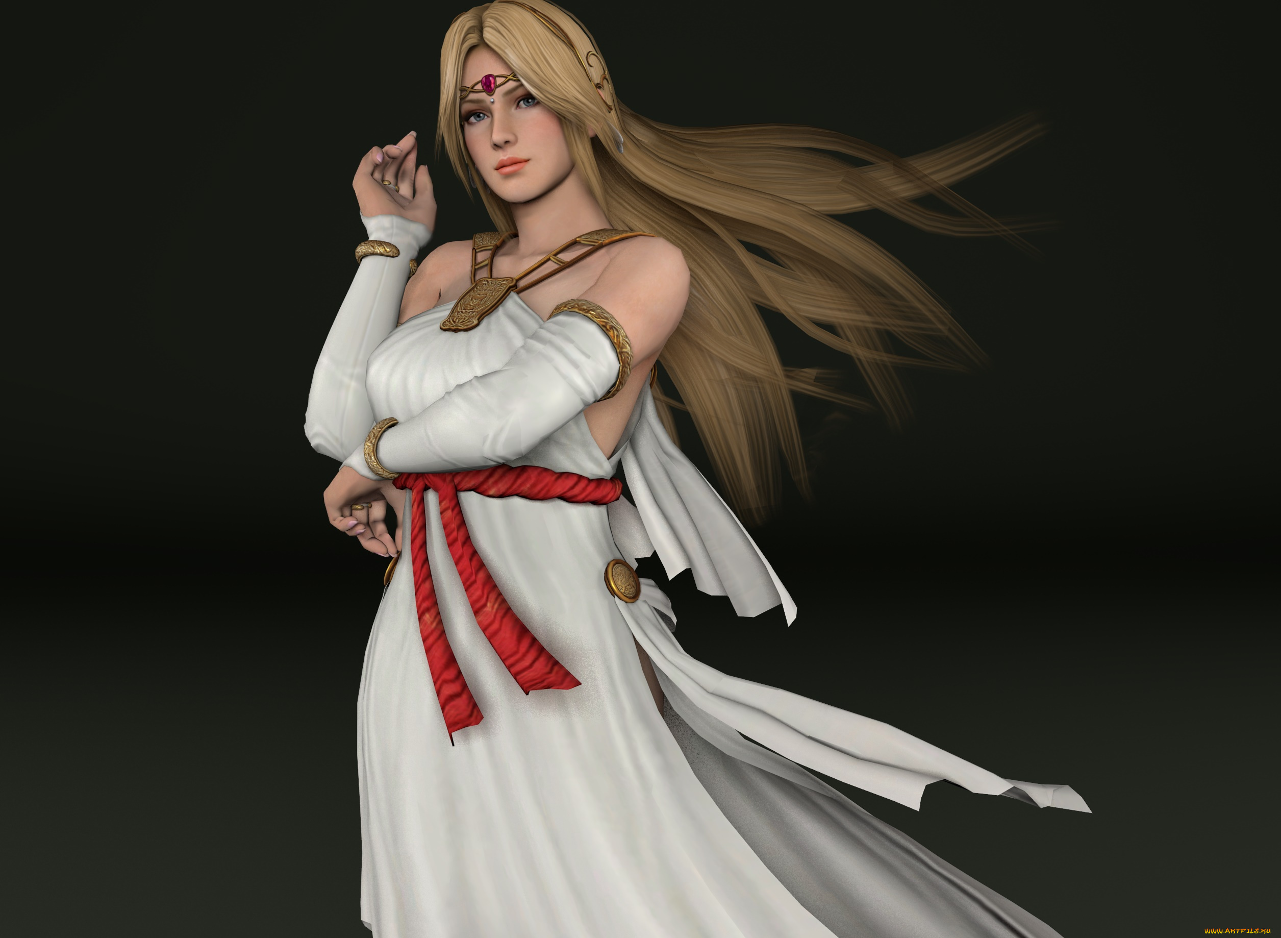 3д, графика, аниме, , anime, девушка, фон, взгляд