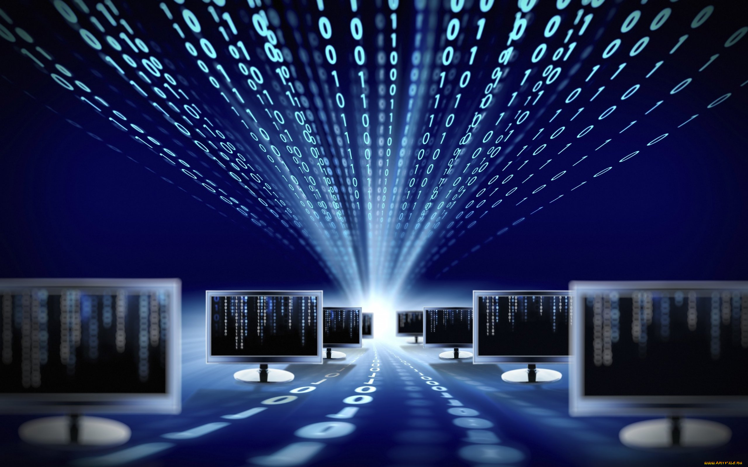 компьютеры, мониторы, , ноутбуки, код, свечение