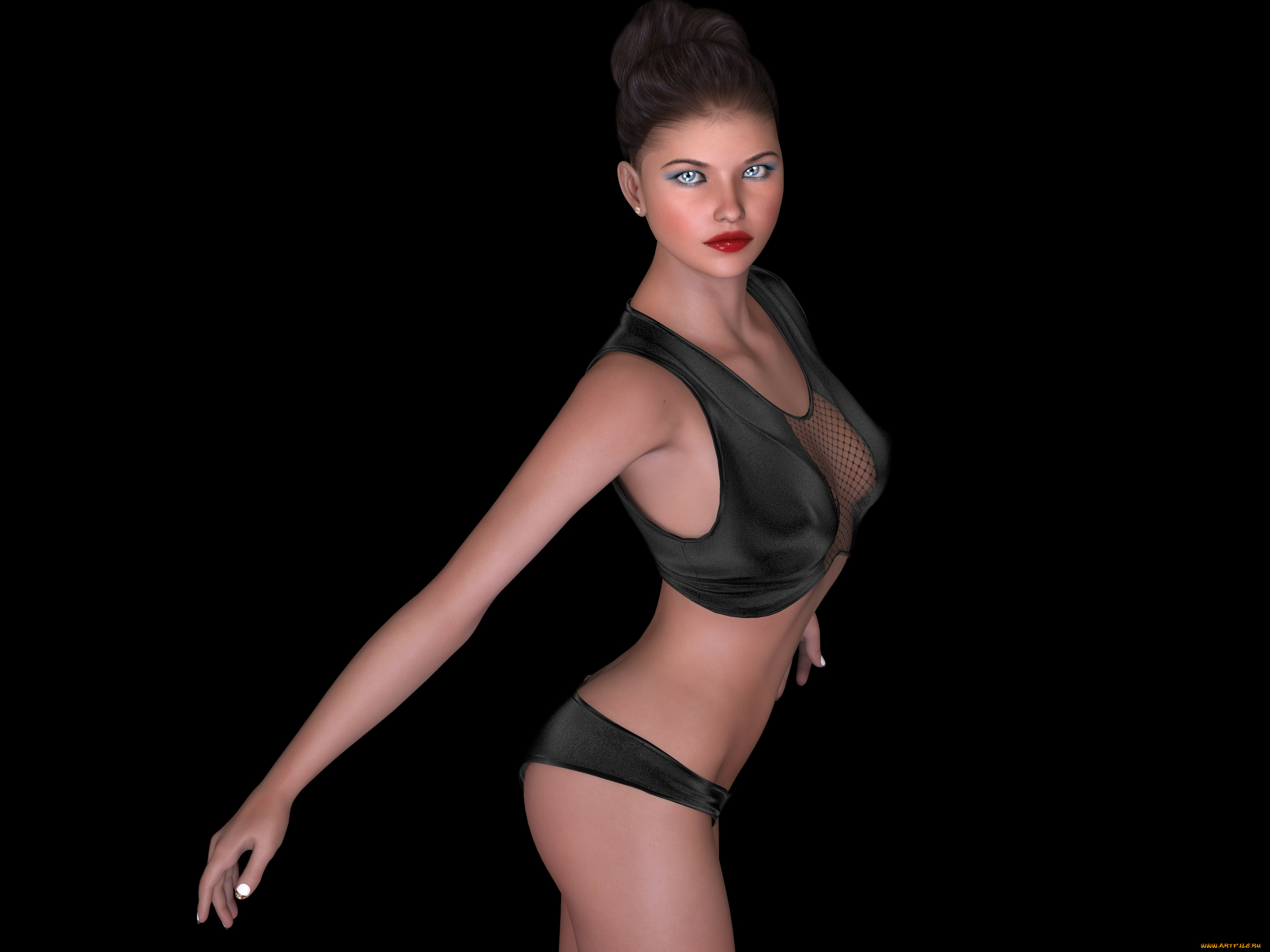 3д, графика, люди, , people, фон, девушка, взгляд