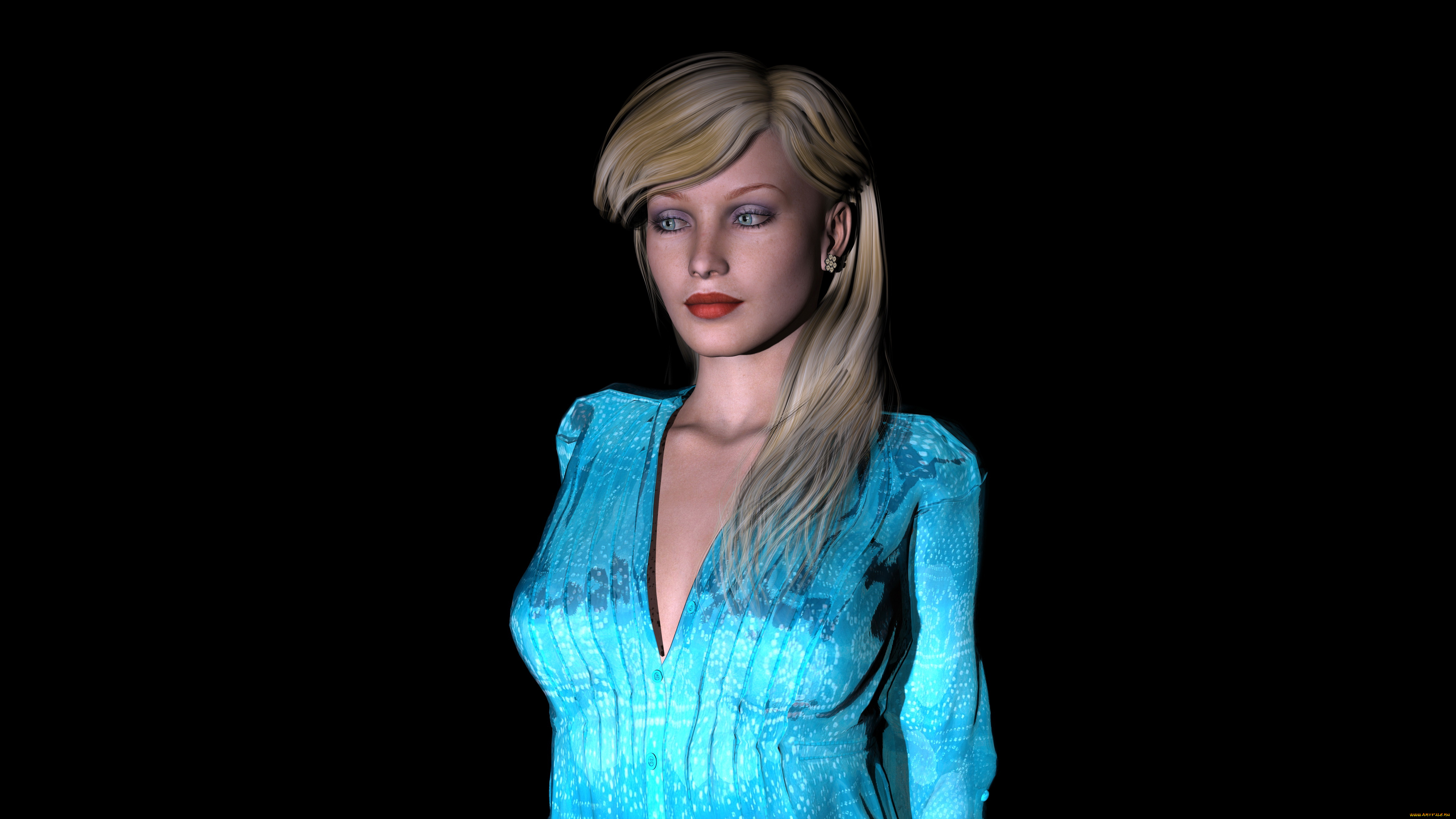 3д, графика, люди, , people, взгляд, девушка, фон