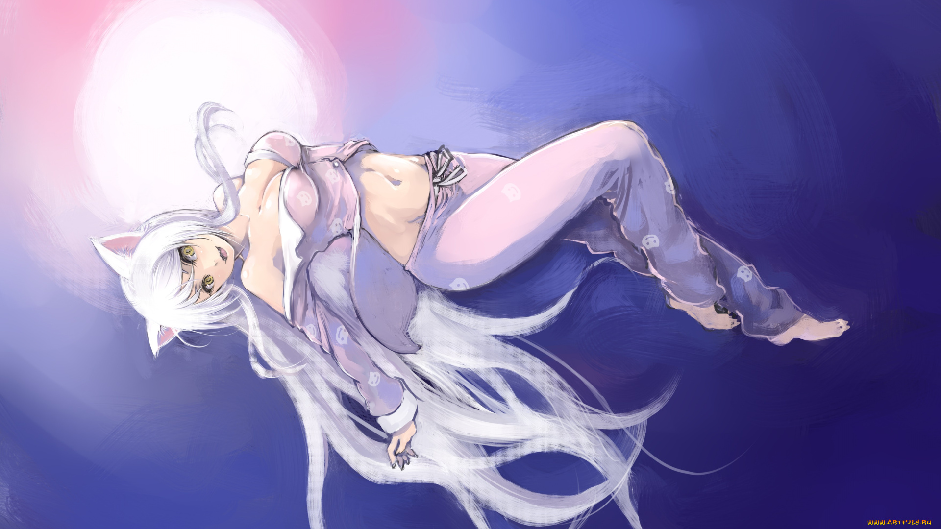 аниме, bakemonogatari, девушка