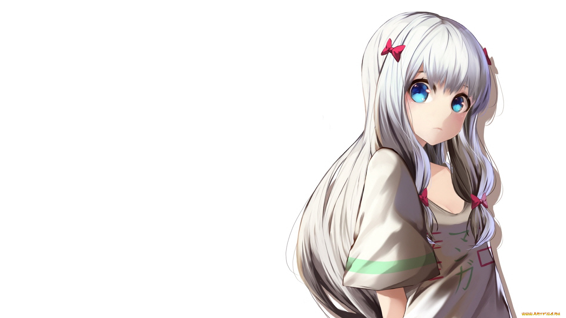 аниме, eromanga-sensei, девушка, фон, взгляд