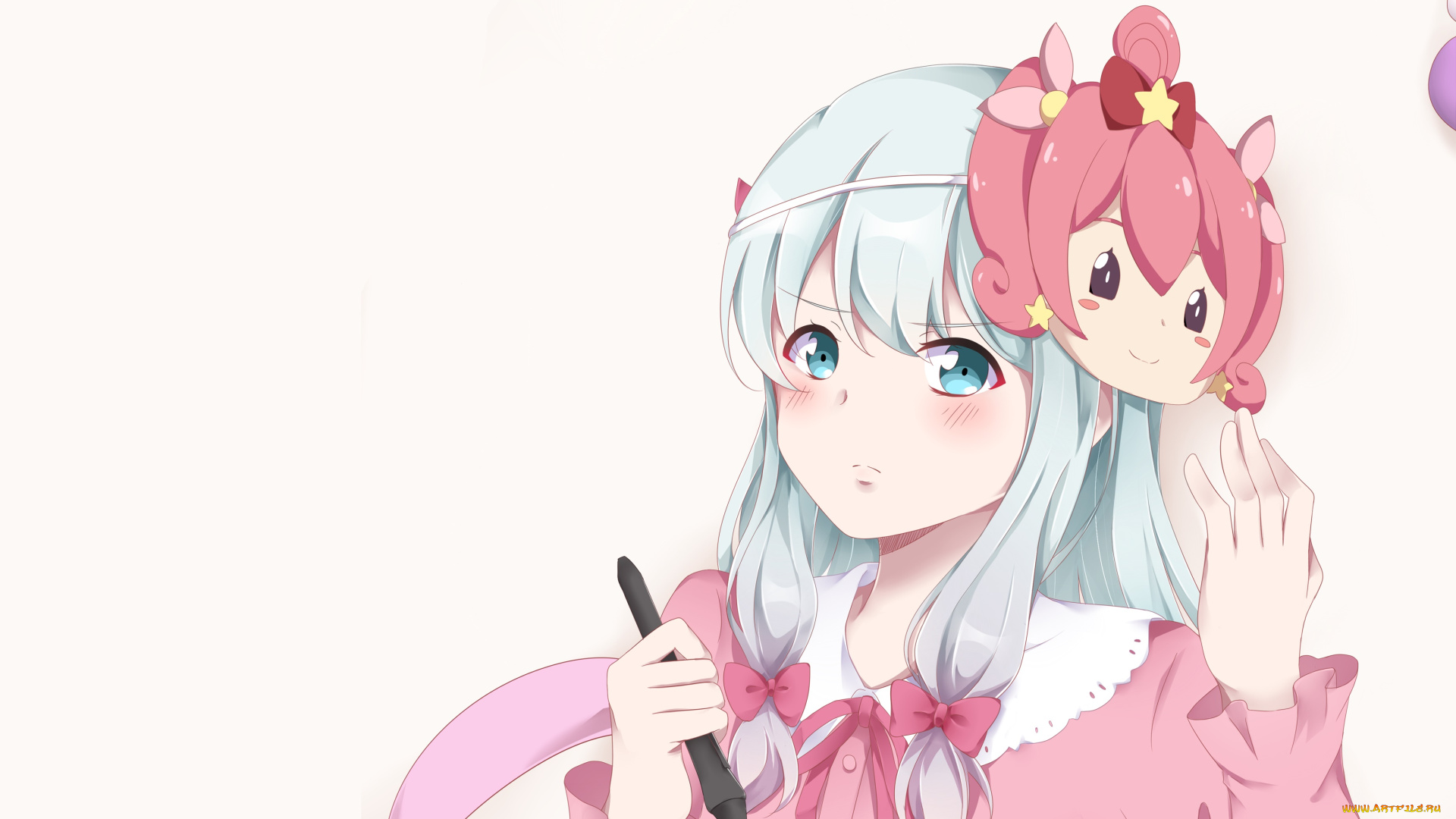 аниме, eromanga-sensei, девушка, фон, взгляд