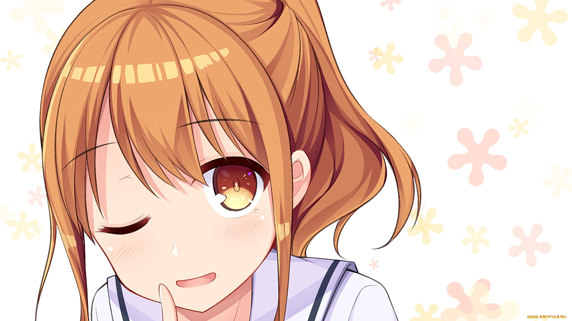 аниме, eromanga-sensei, девушка, взгляд, фон