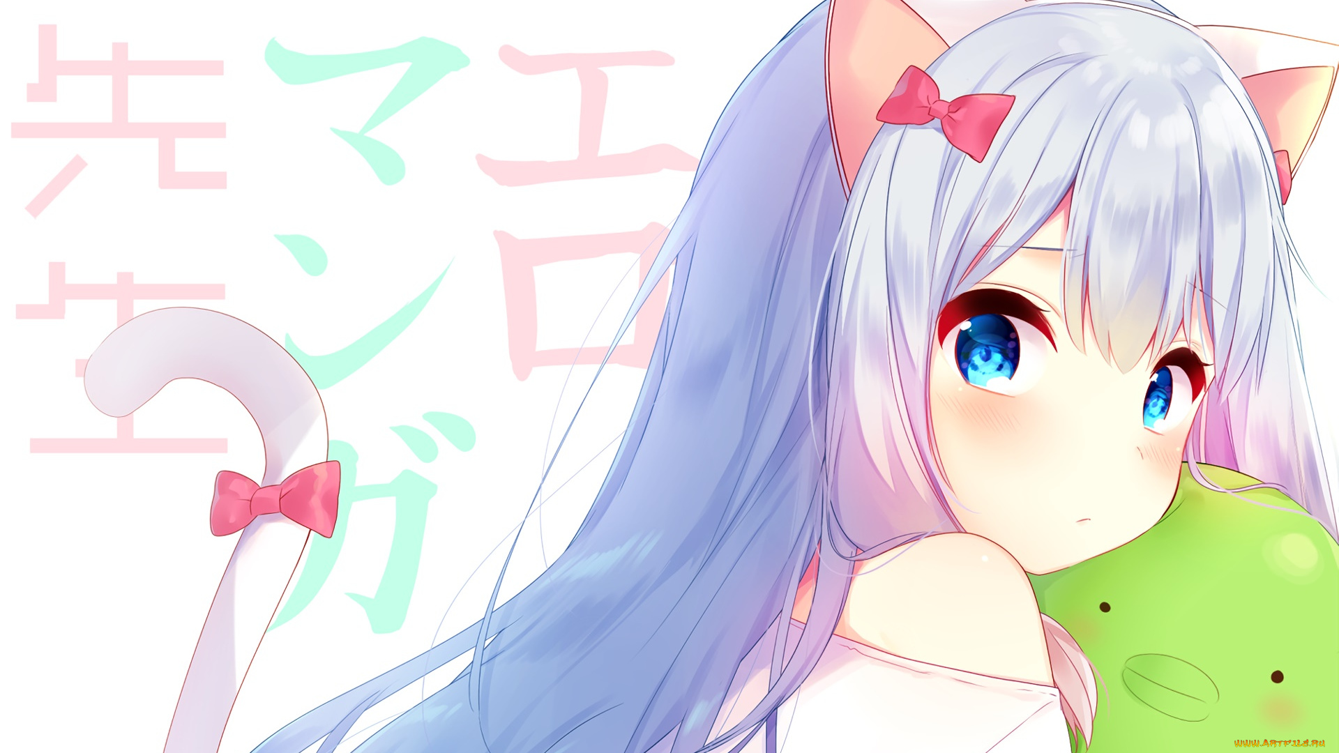 аниме, eromanga-sensei, фон, девушка, взгляд