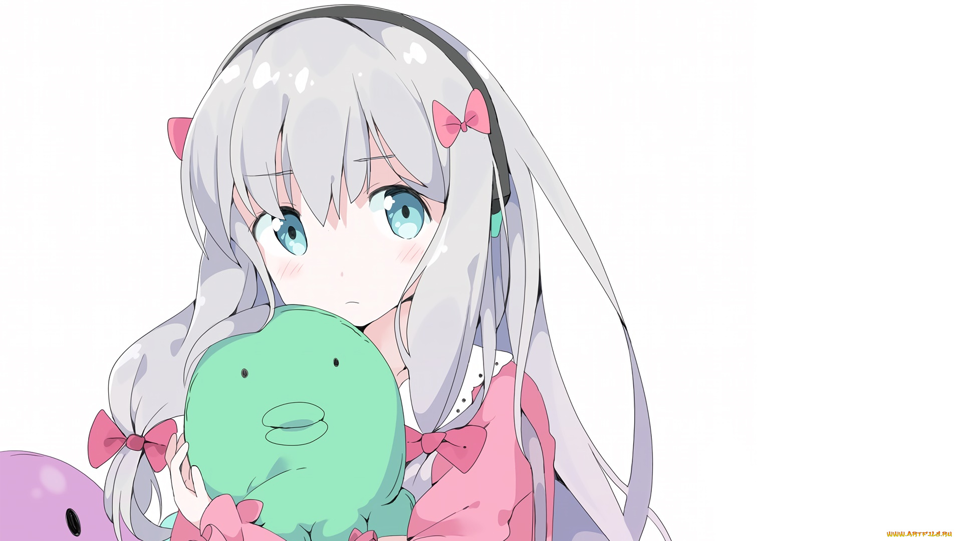 аниме, eromanga-sensei, фон, взгляд, девушка
