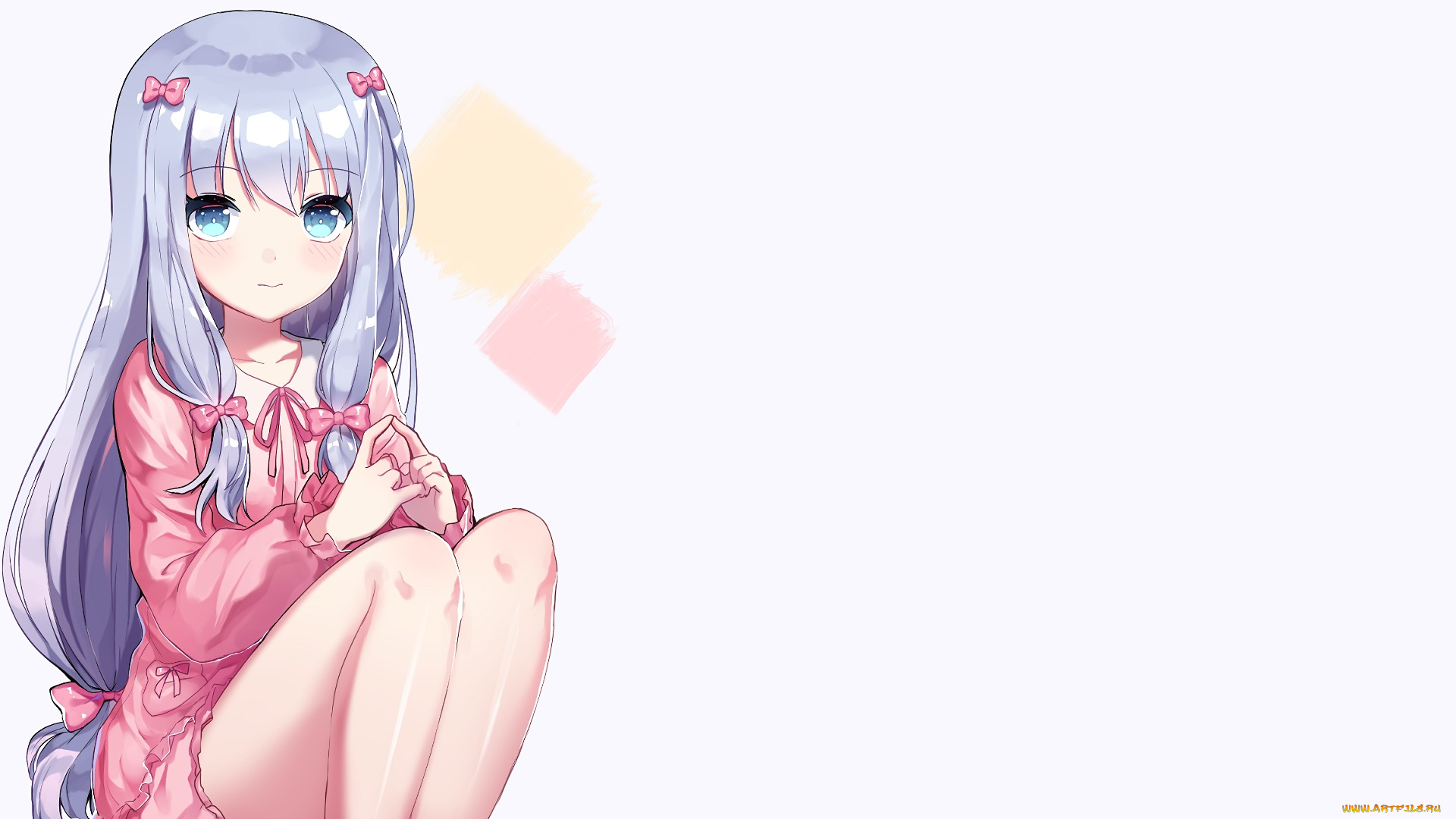 аниме, eromanga-sensei, фон, взгляд, девушка