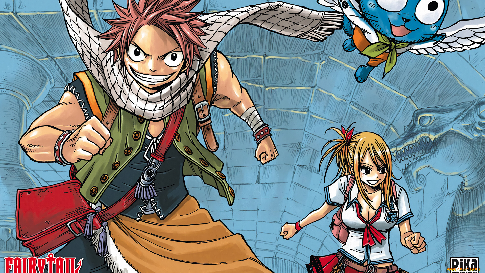 аниме, fairy, tail, хвост, феи