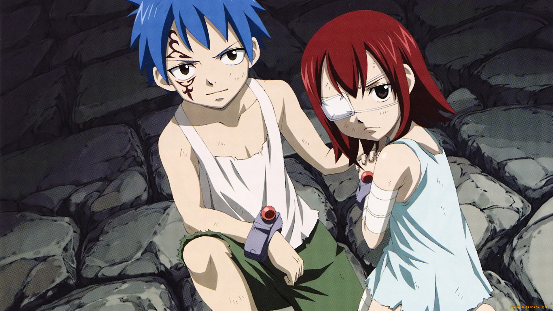 аниме, fairy, tail, хвост, феи