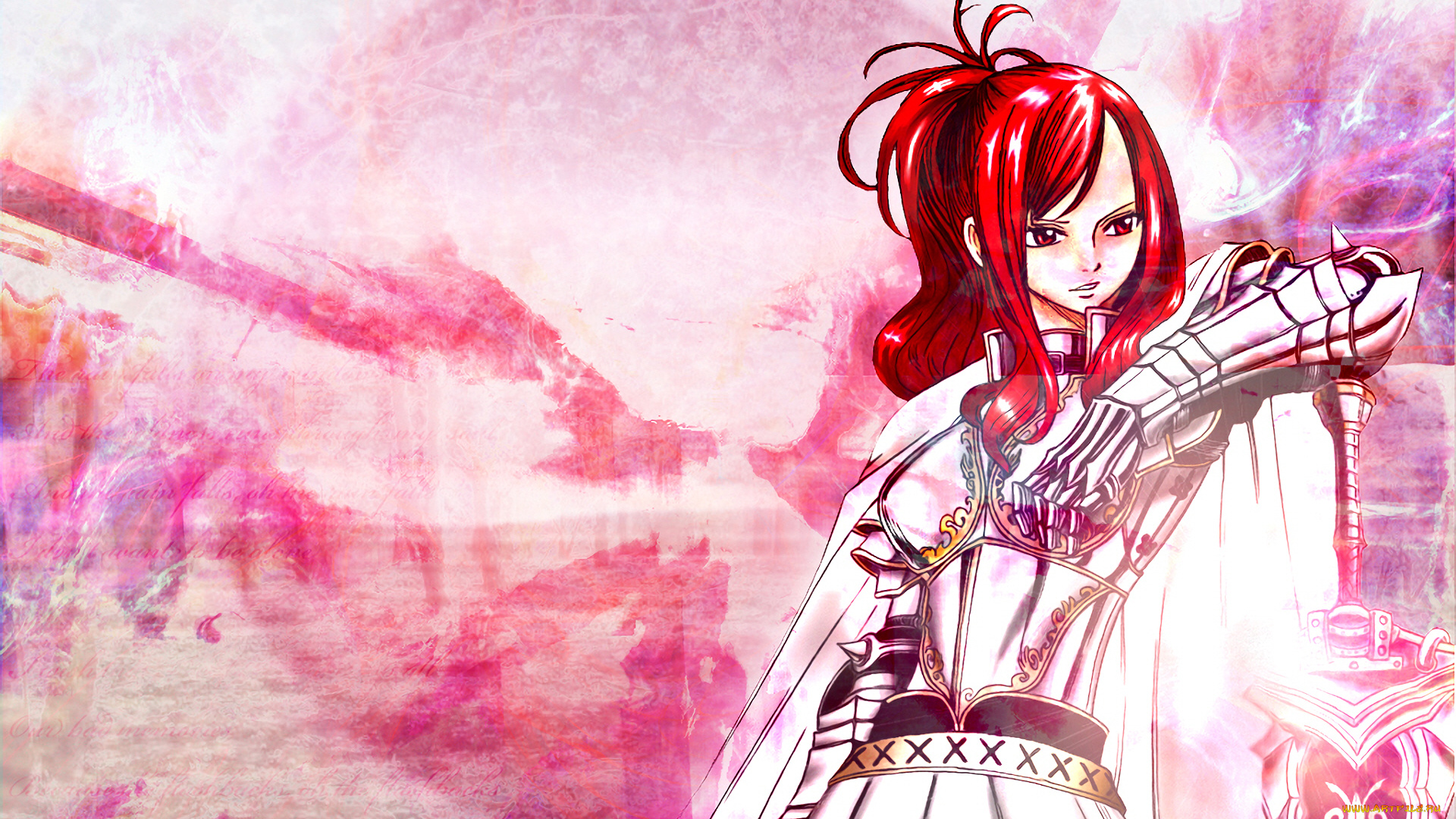 аниме, fairy, tail, хвост, феи