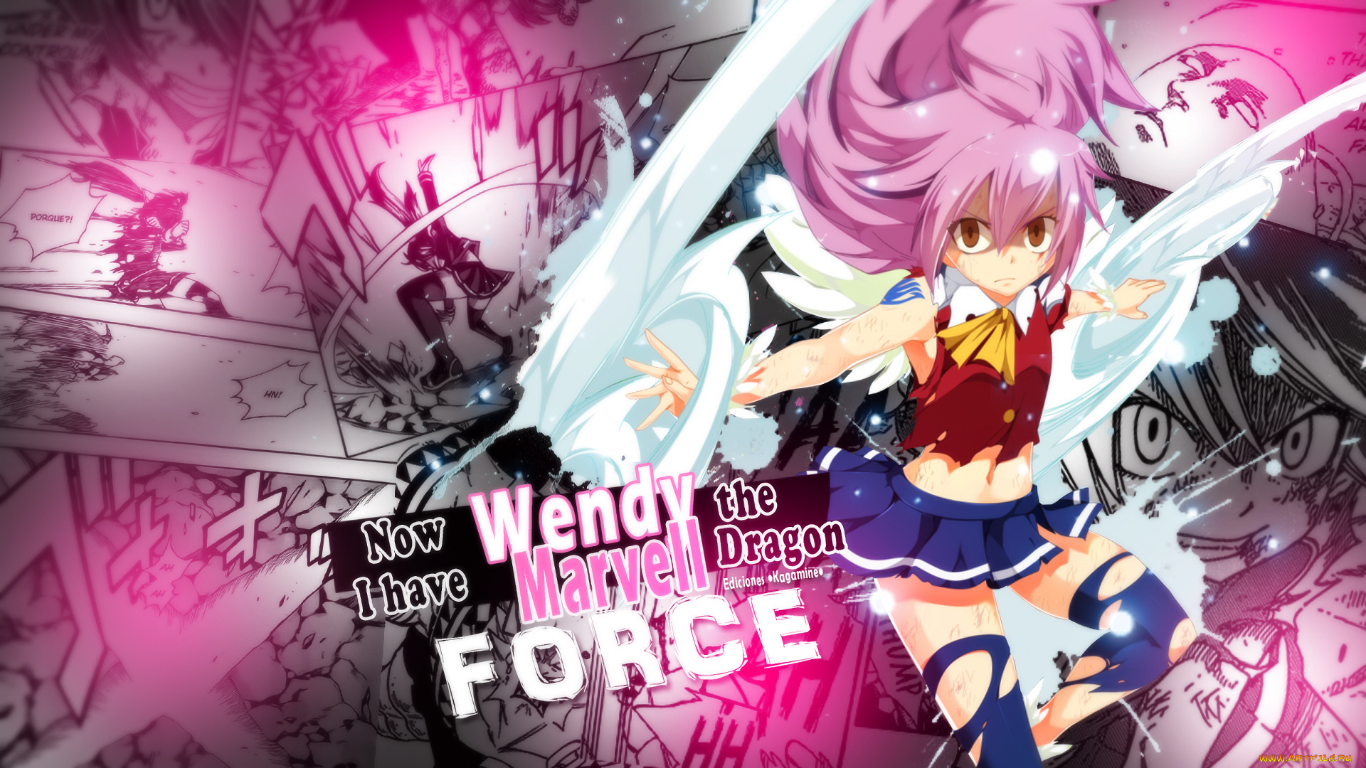 аниме, fairy, tail, хвост, феи