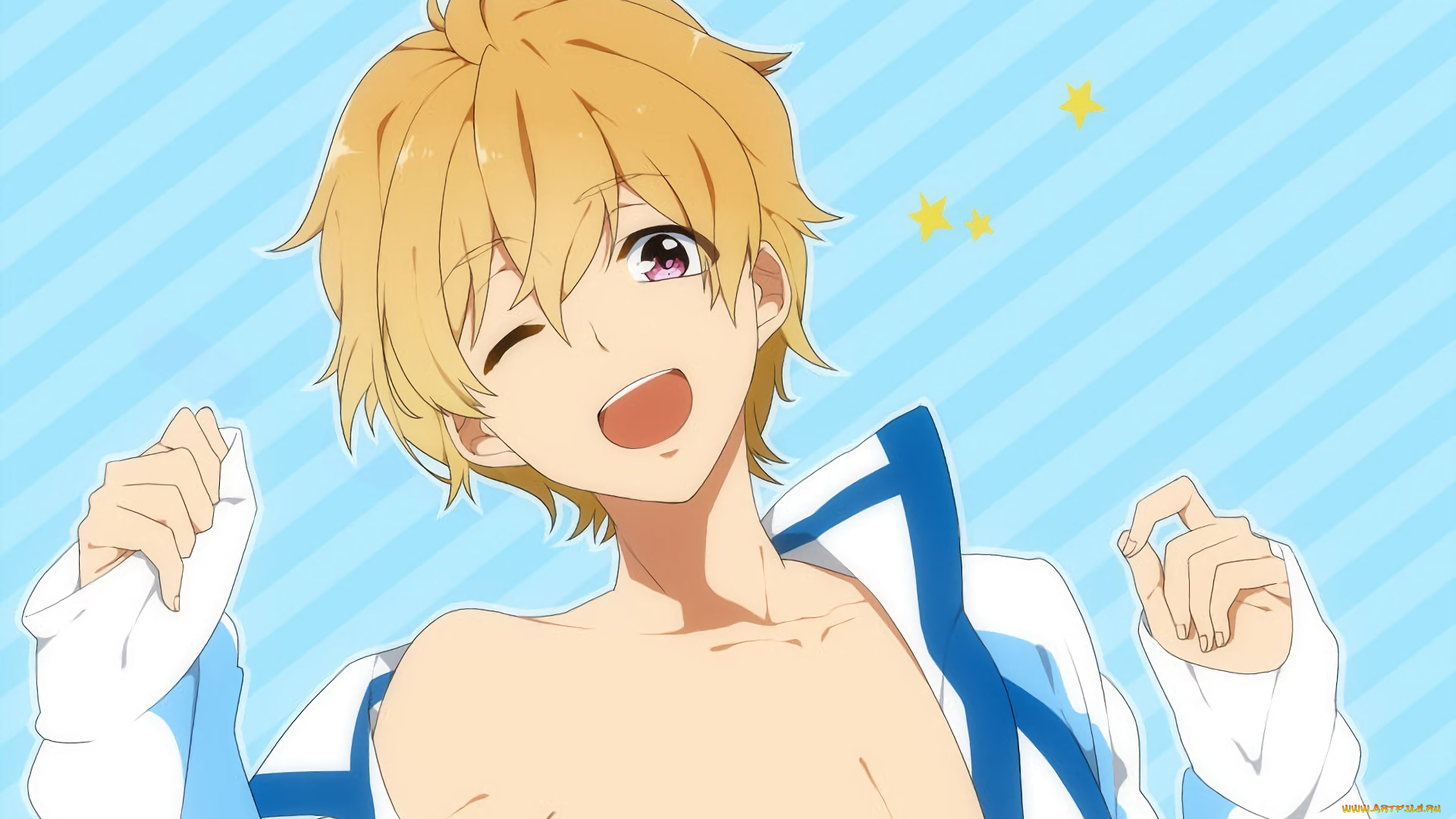 аниме, free, фон, взгляд, девушка