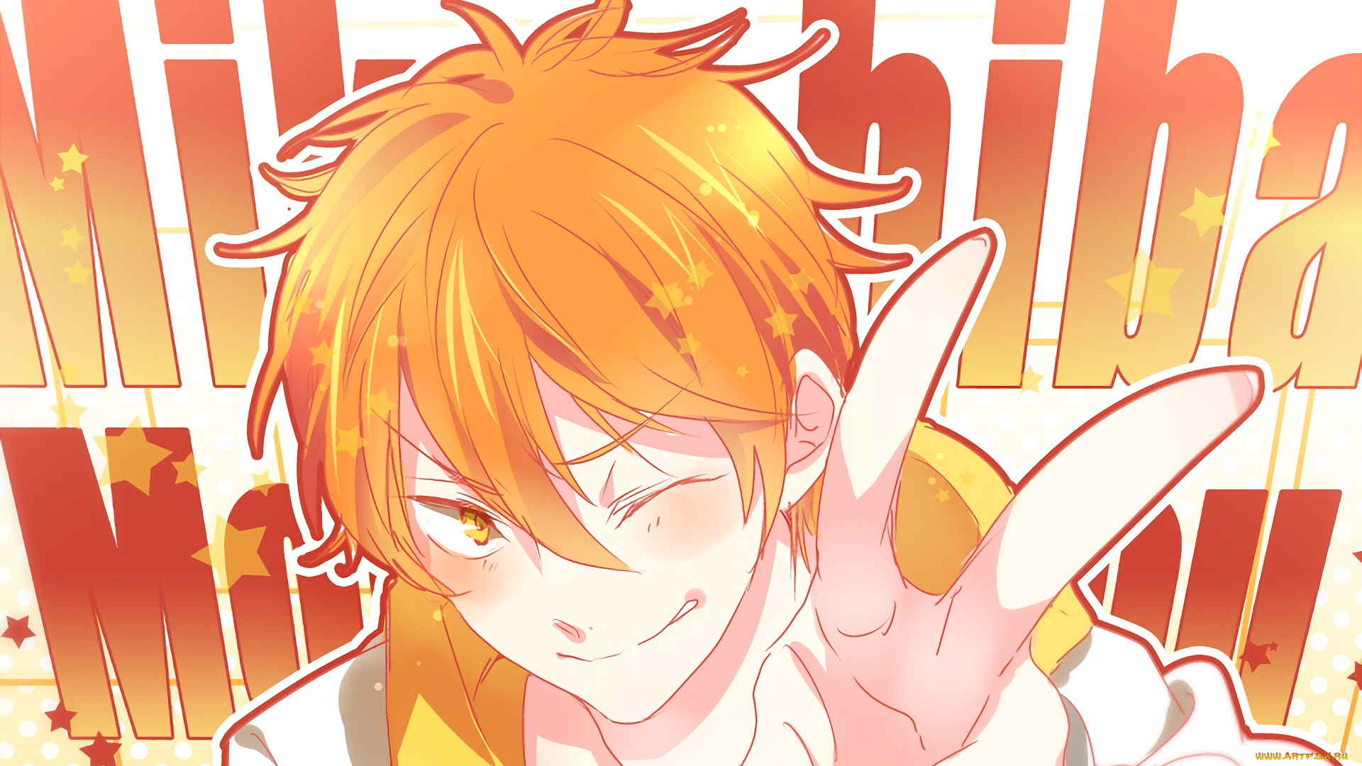 аниме, free, фон, взгляд, девушка