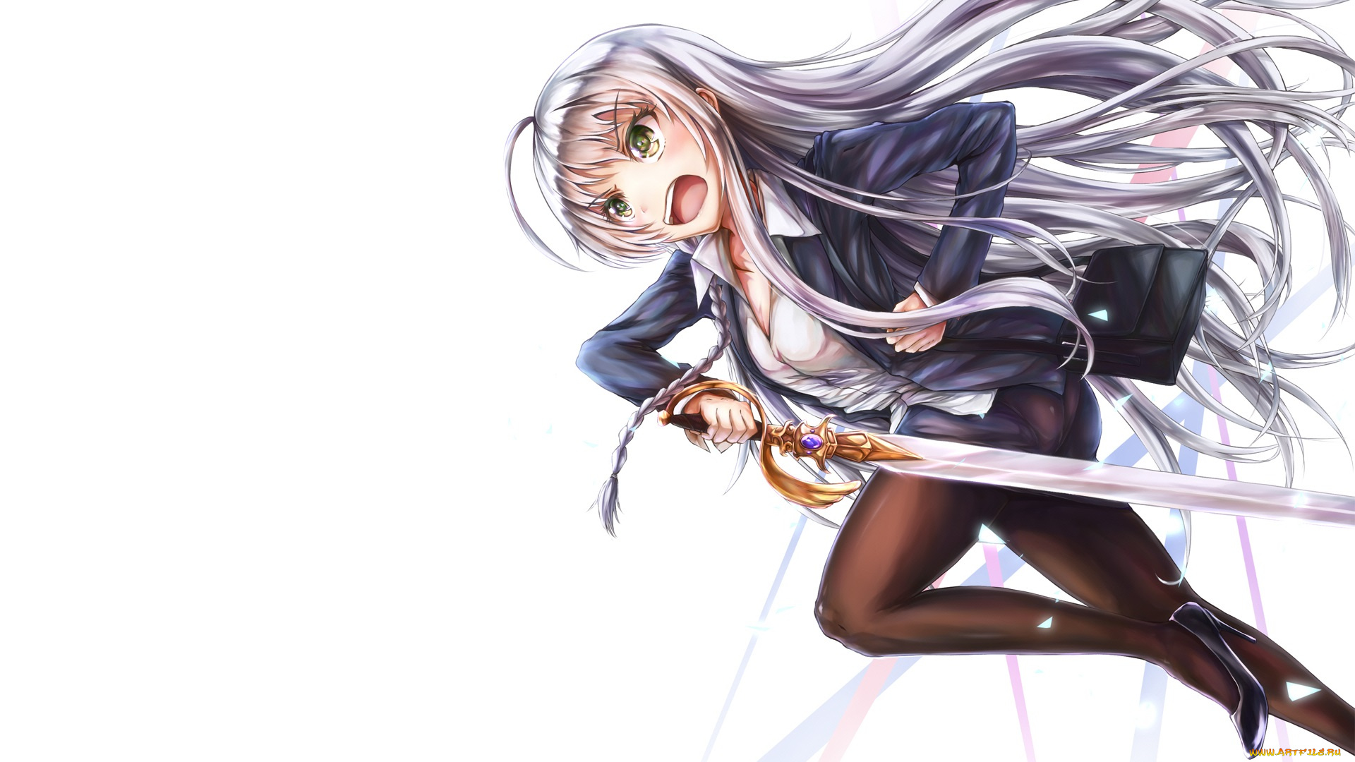 аниме, hataraku, maou-sama, девушка