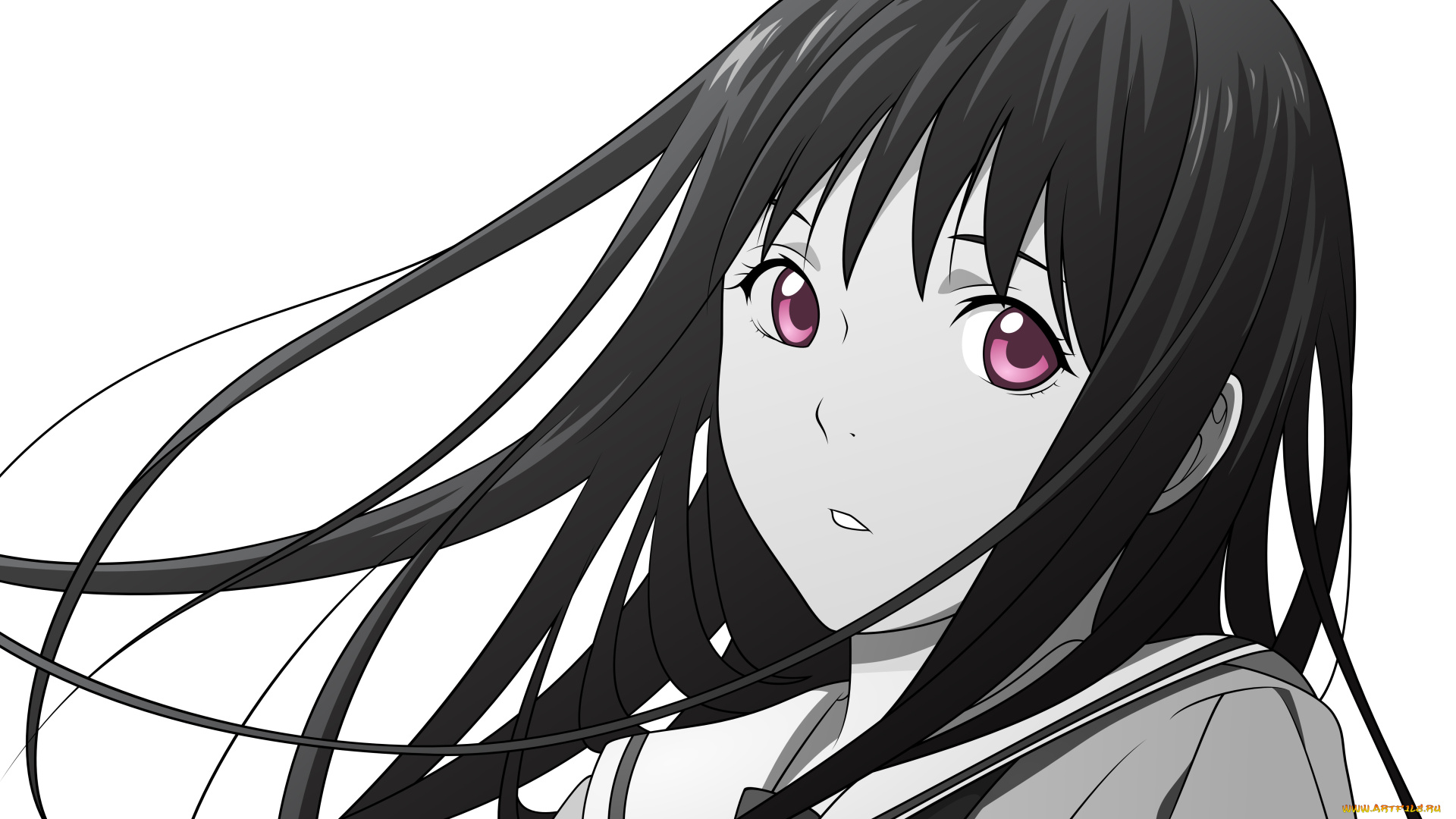 аниме, noragami, взгляд