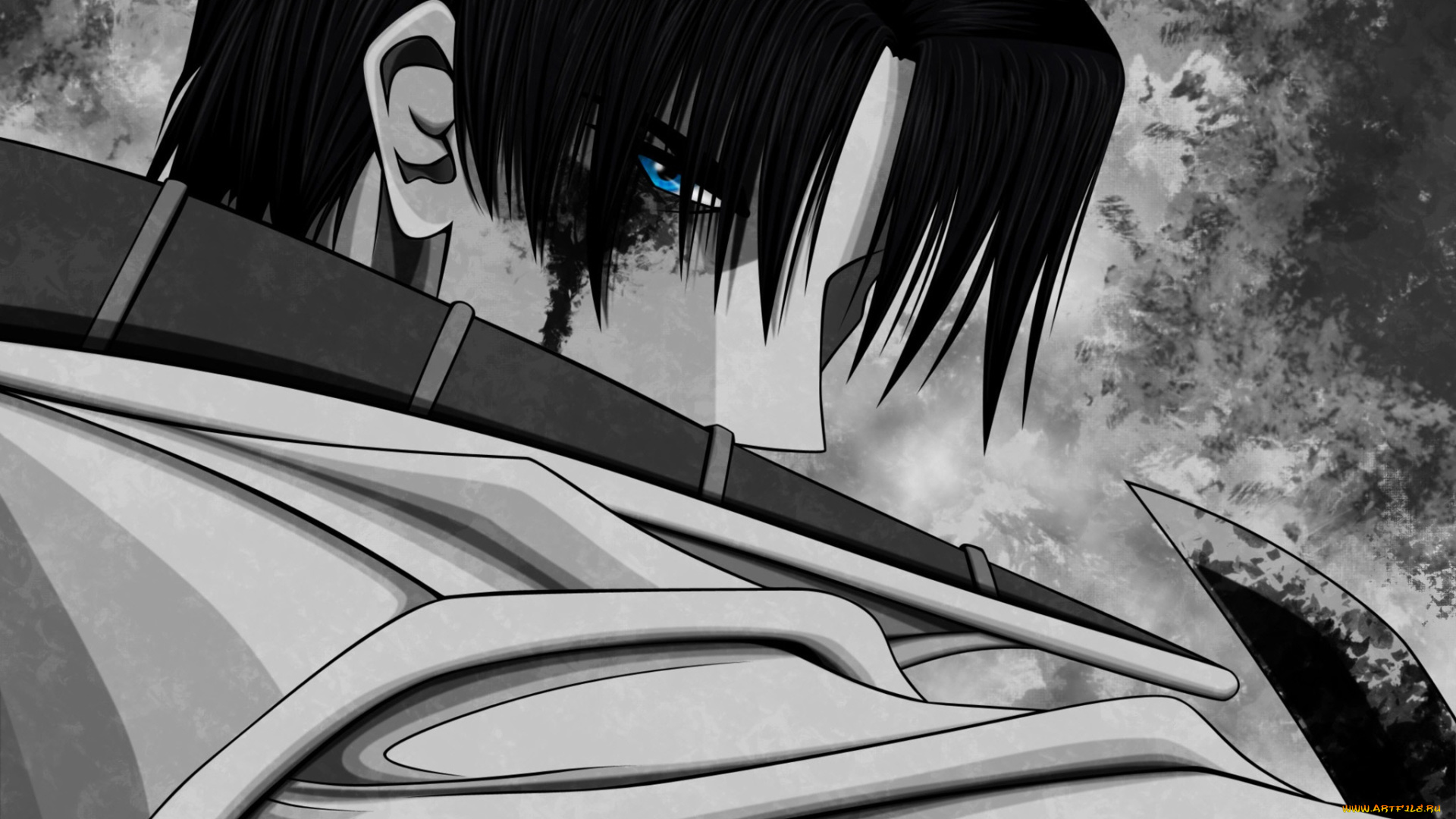 аниме, rurouni, kenshin, парень