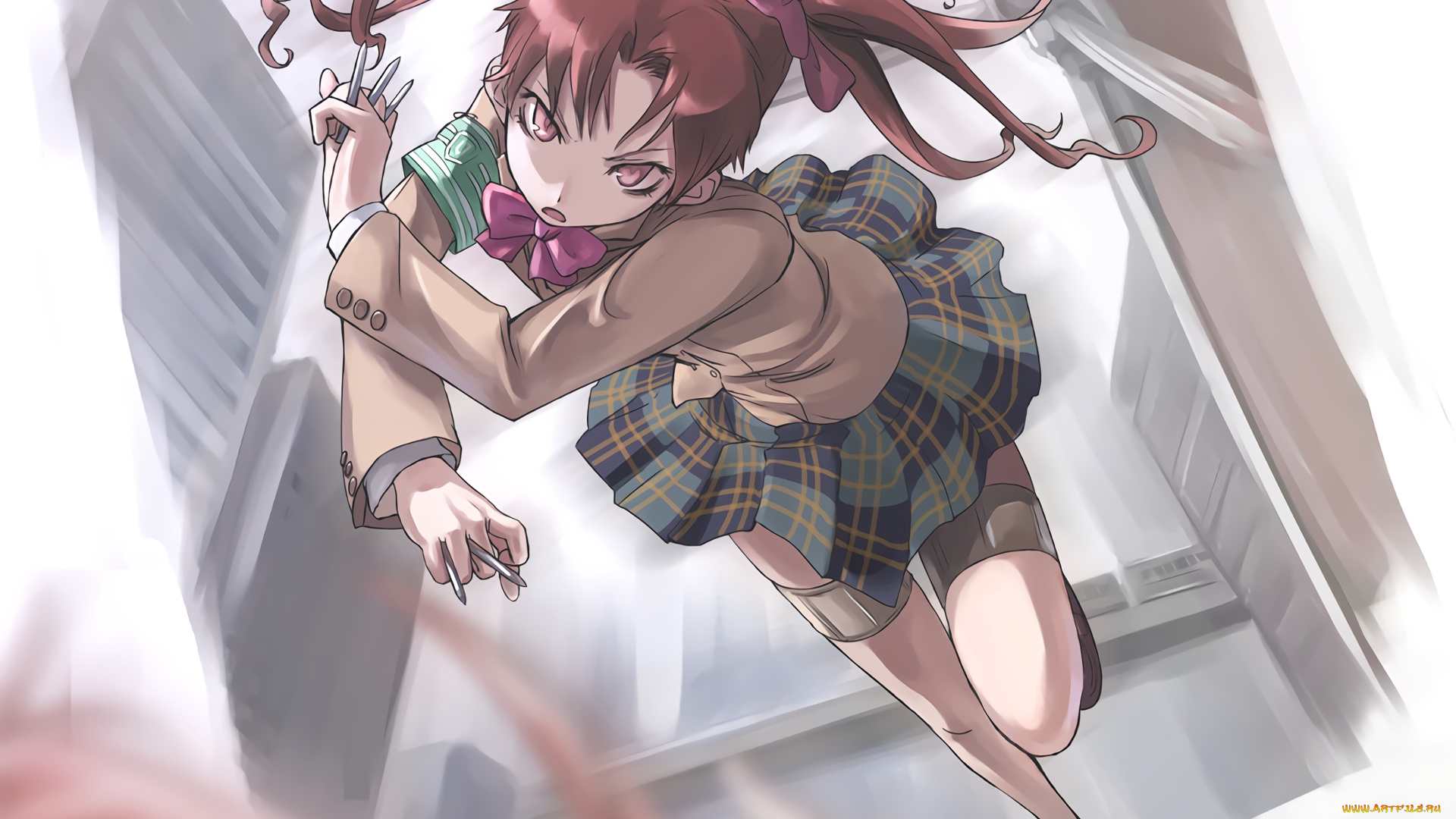 аниме, toaru, majutsu, no, index, фон, взгляд, девушка