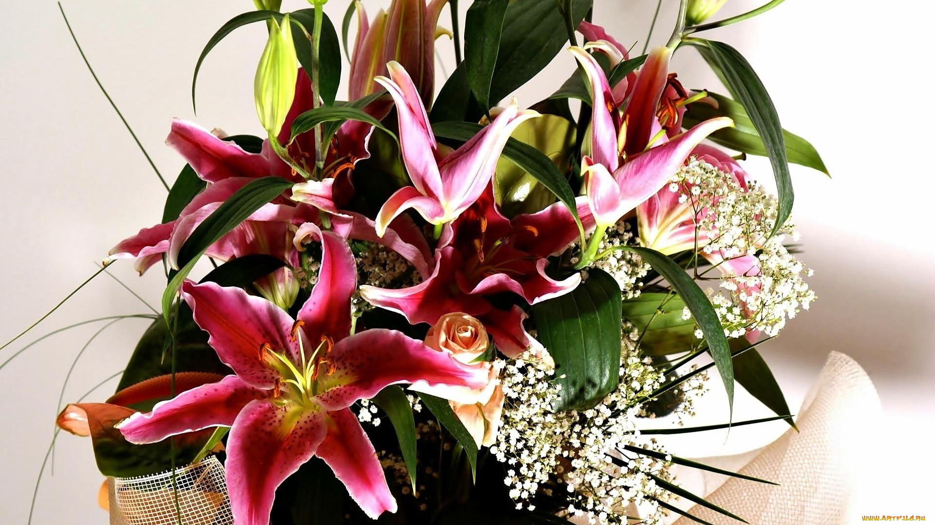 цветы, букеты, , композиции, лилии