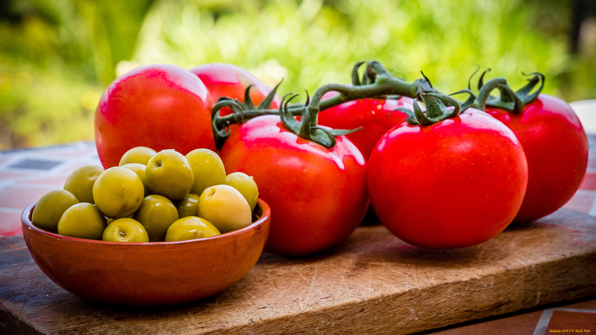 еда, овощи, снедь, томаты, помидоры