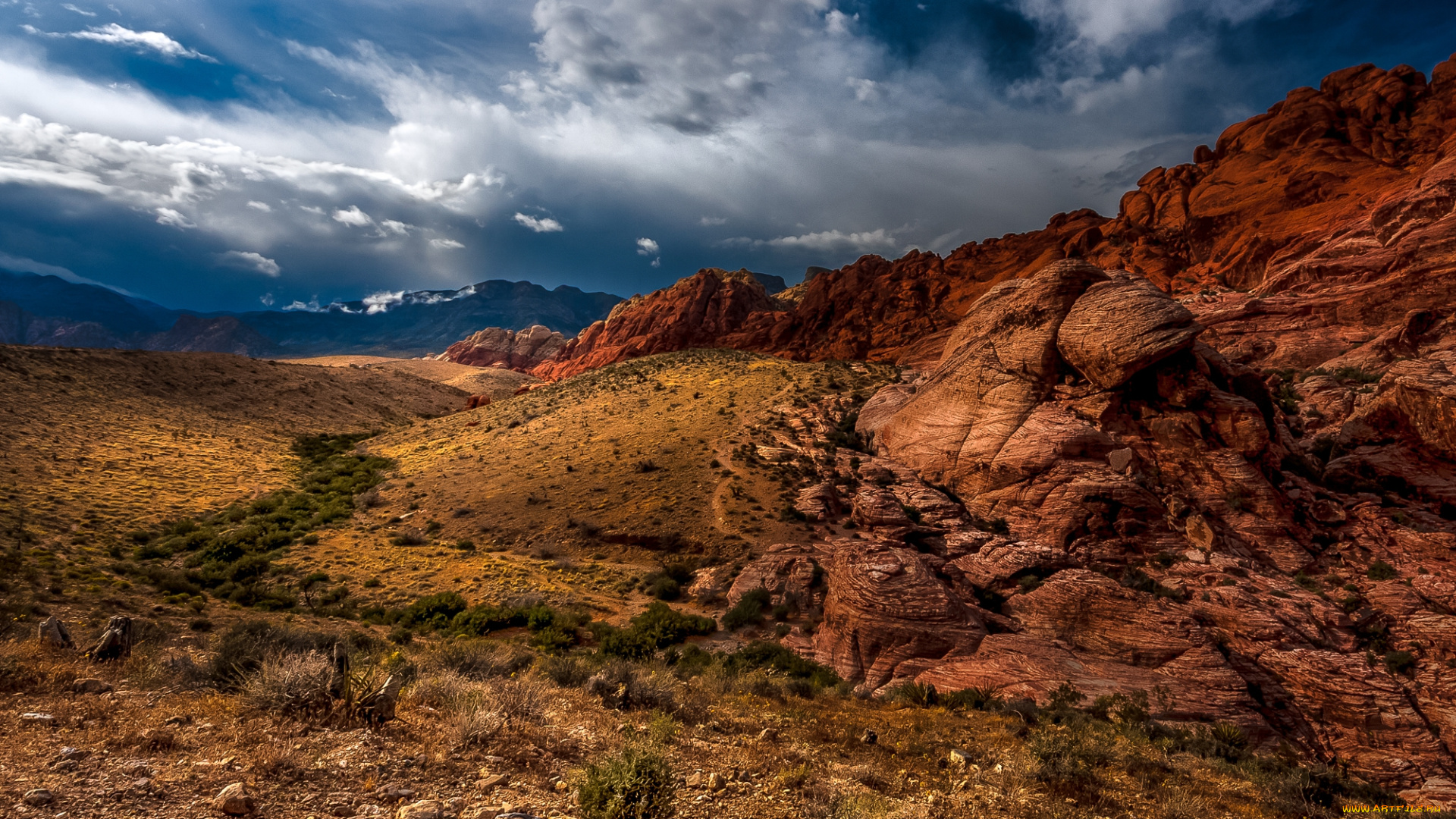 природа, горы, скалы