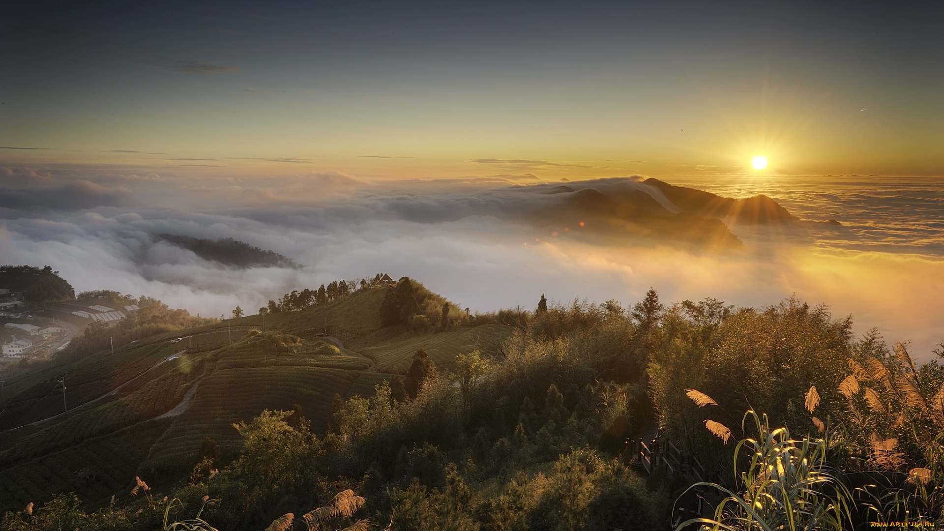 природа, восходы, закаты, рассвет