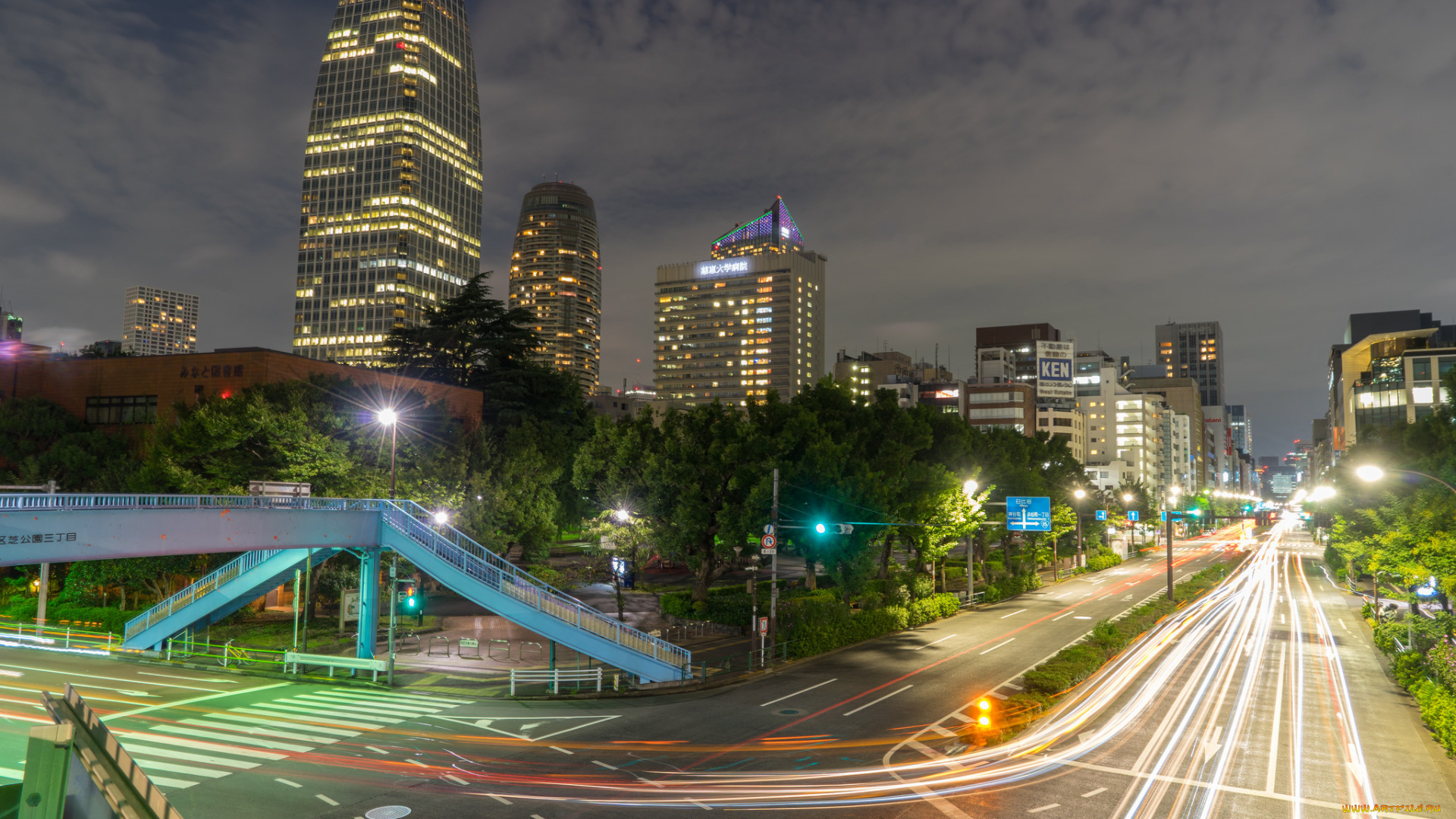 tokyo, города, токио, , Япония, ночь, огни