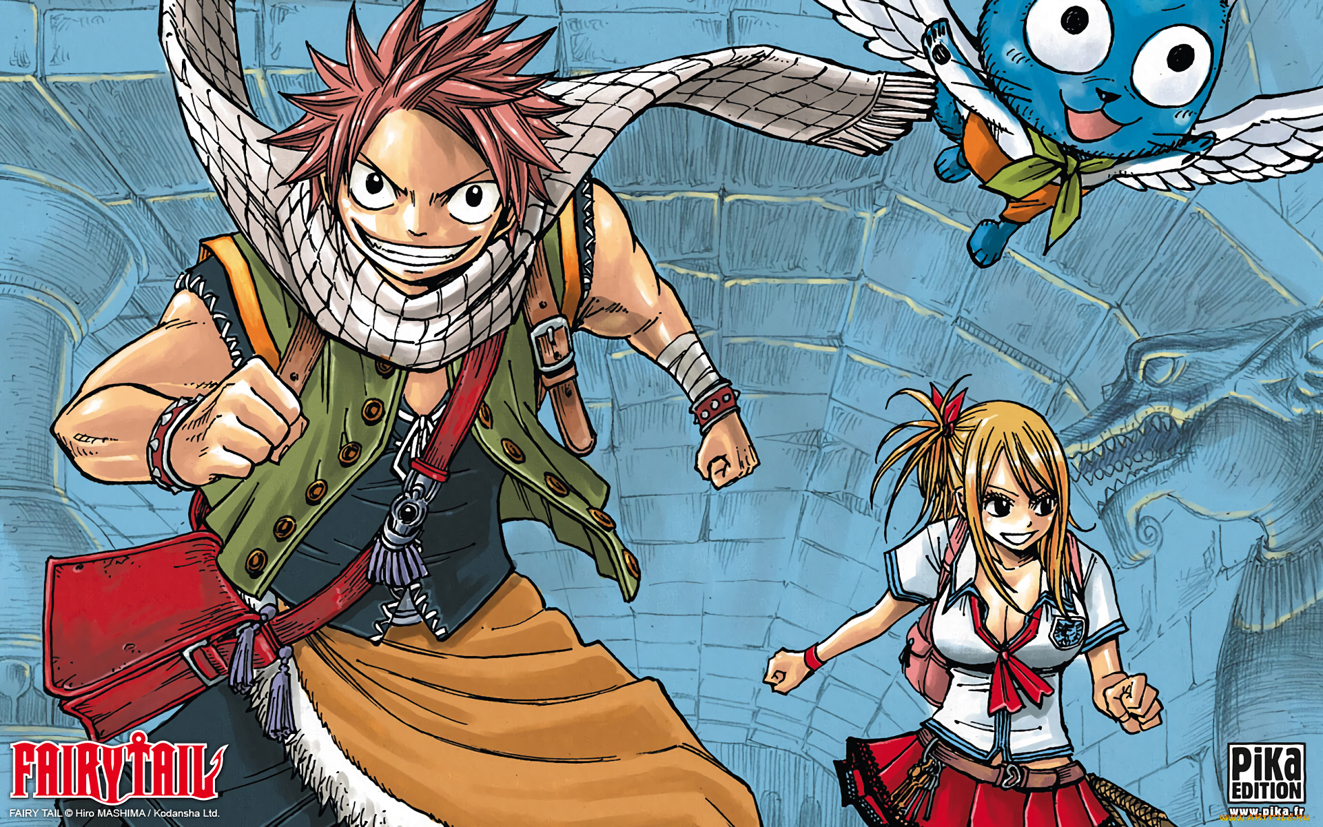 аниме, fairy, tail, хвост, феи