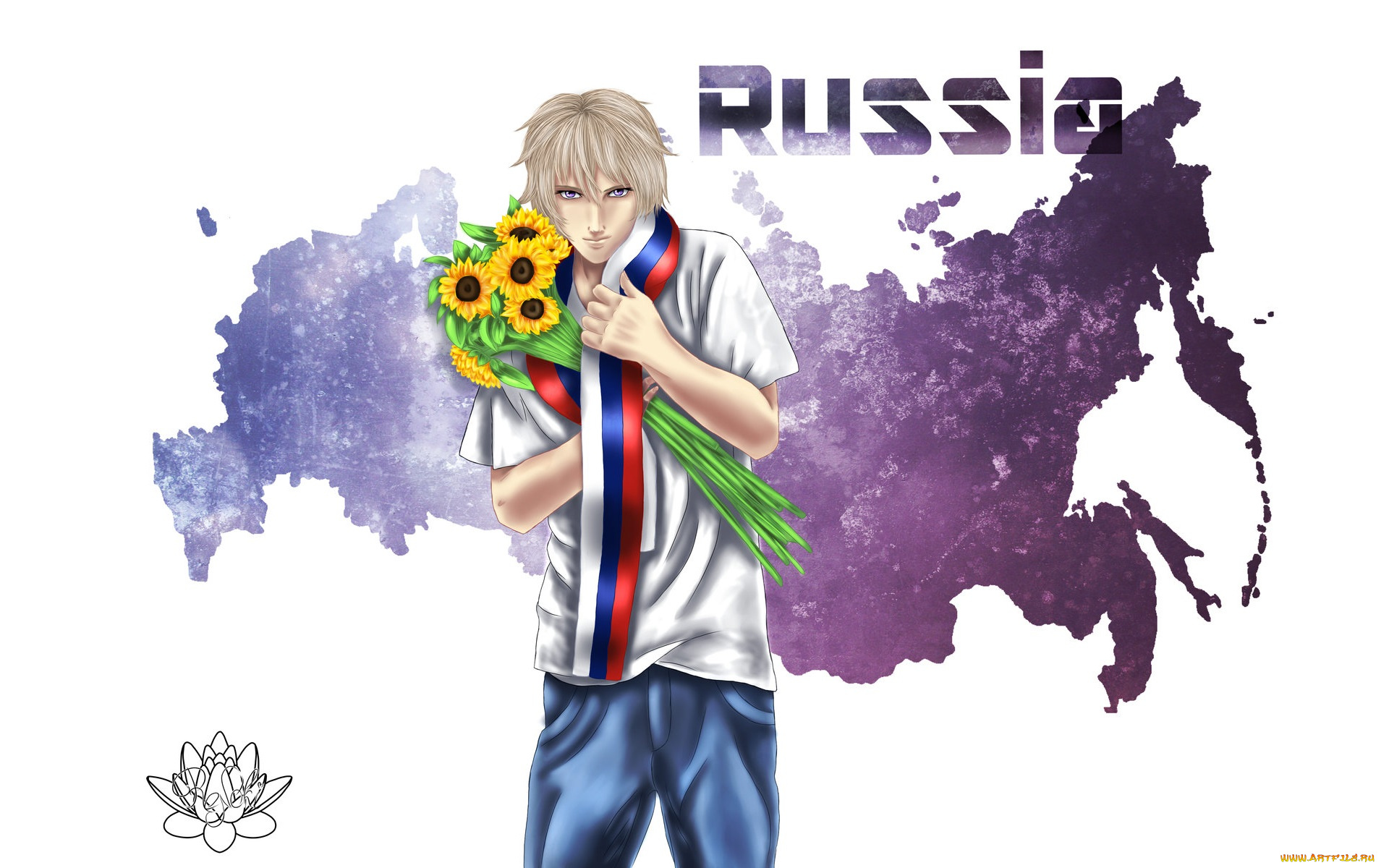 аниме, hetalia, , axis, powers, россия