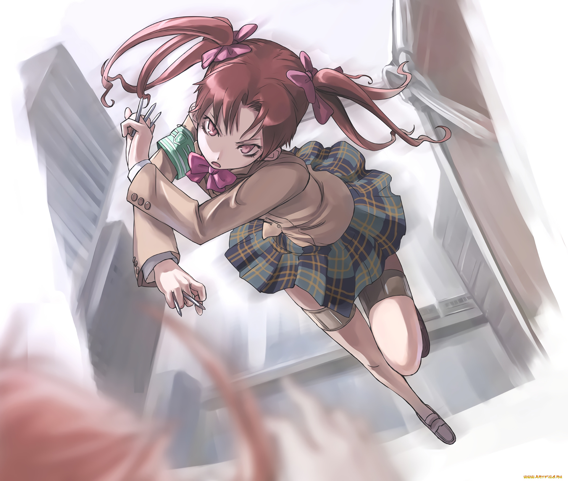 аниме, toaru, majutsu, no, index, фон, взгляд, девушка