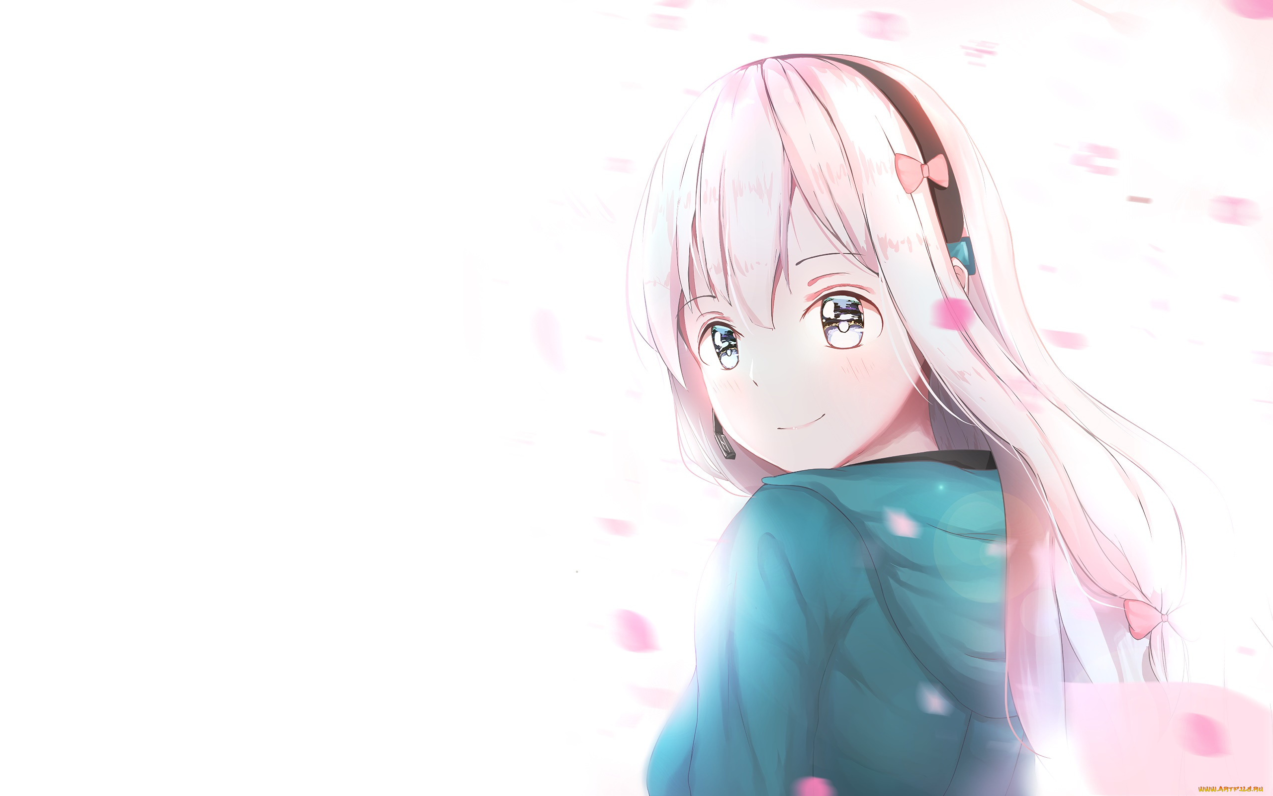 аниме, eromanga-sensei, фон, взгляд, девушка