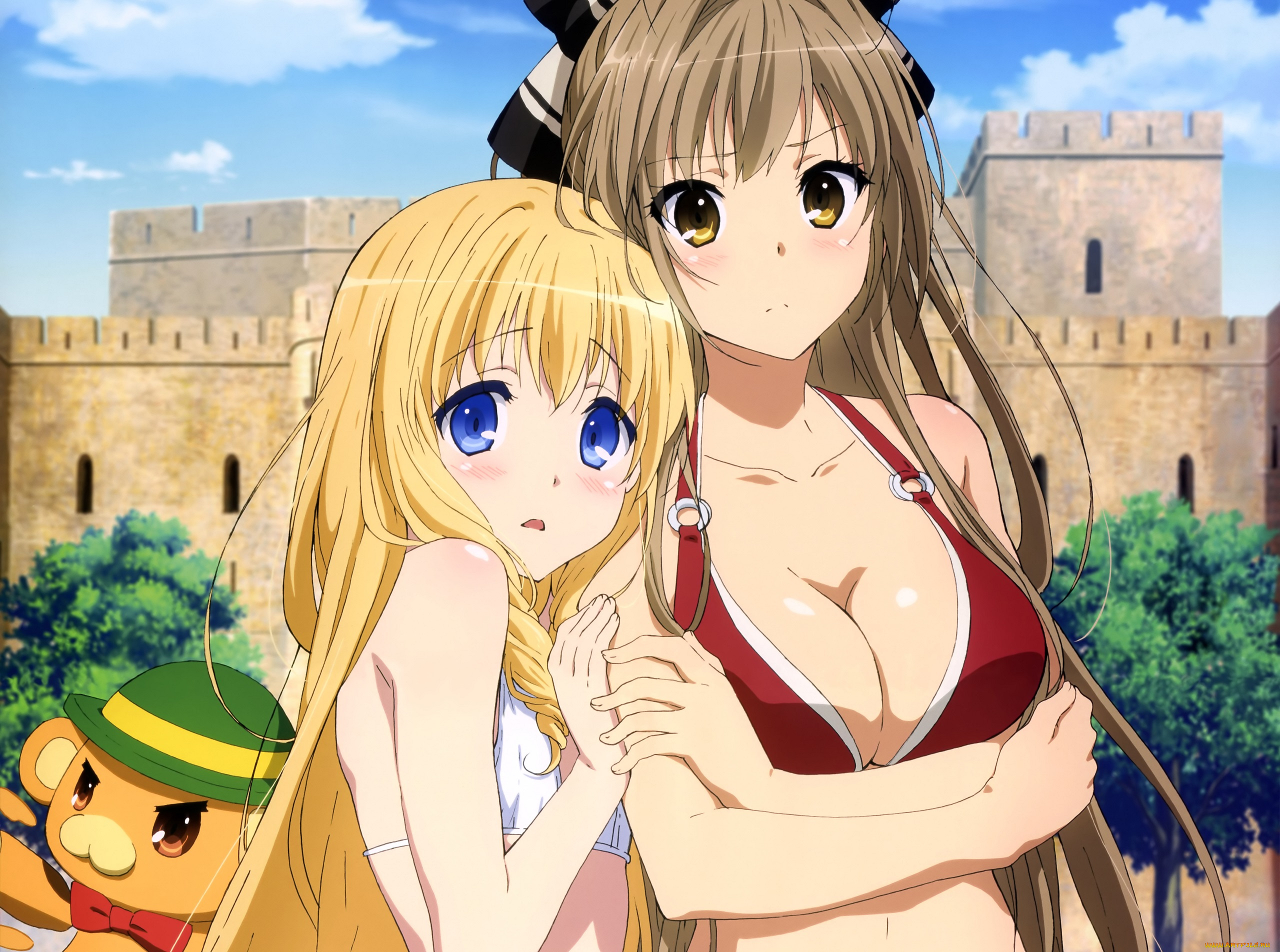 аниме, amagi, brilliant, park, девушки