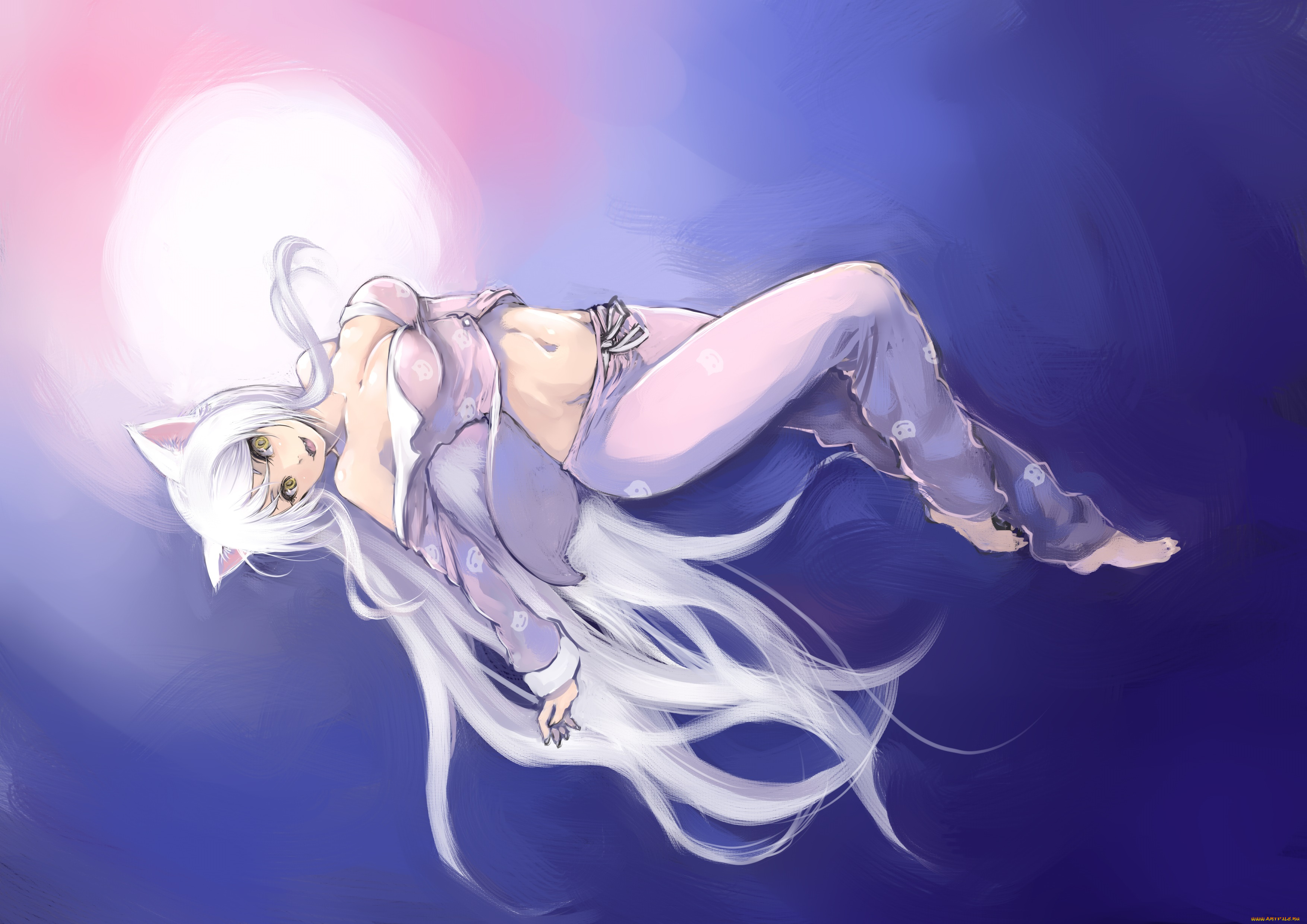 аниме, bakemonogatari, девушка