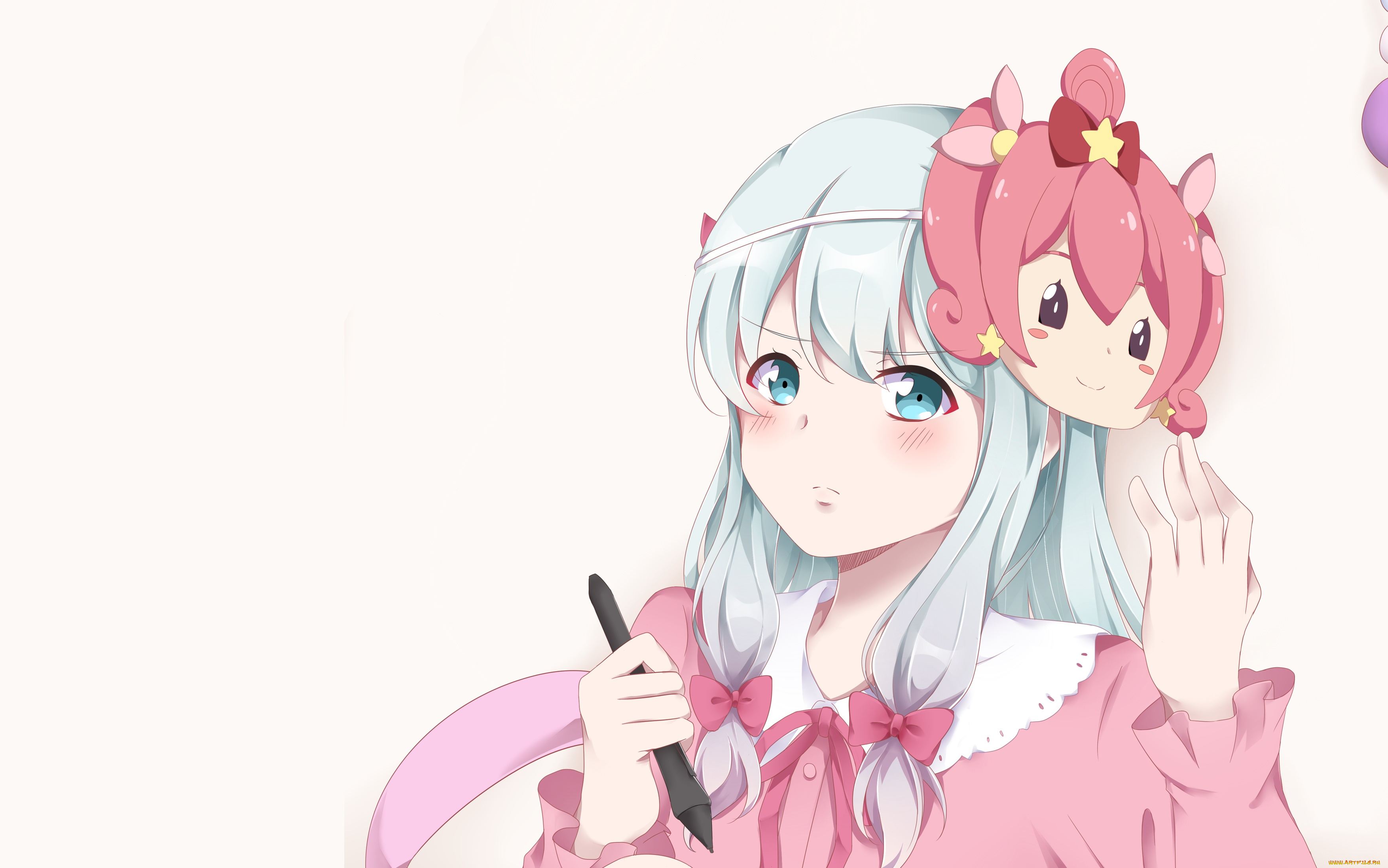 аниме, eromanga-sensei, девушка, фон, взгляд