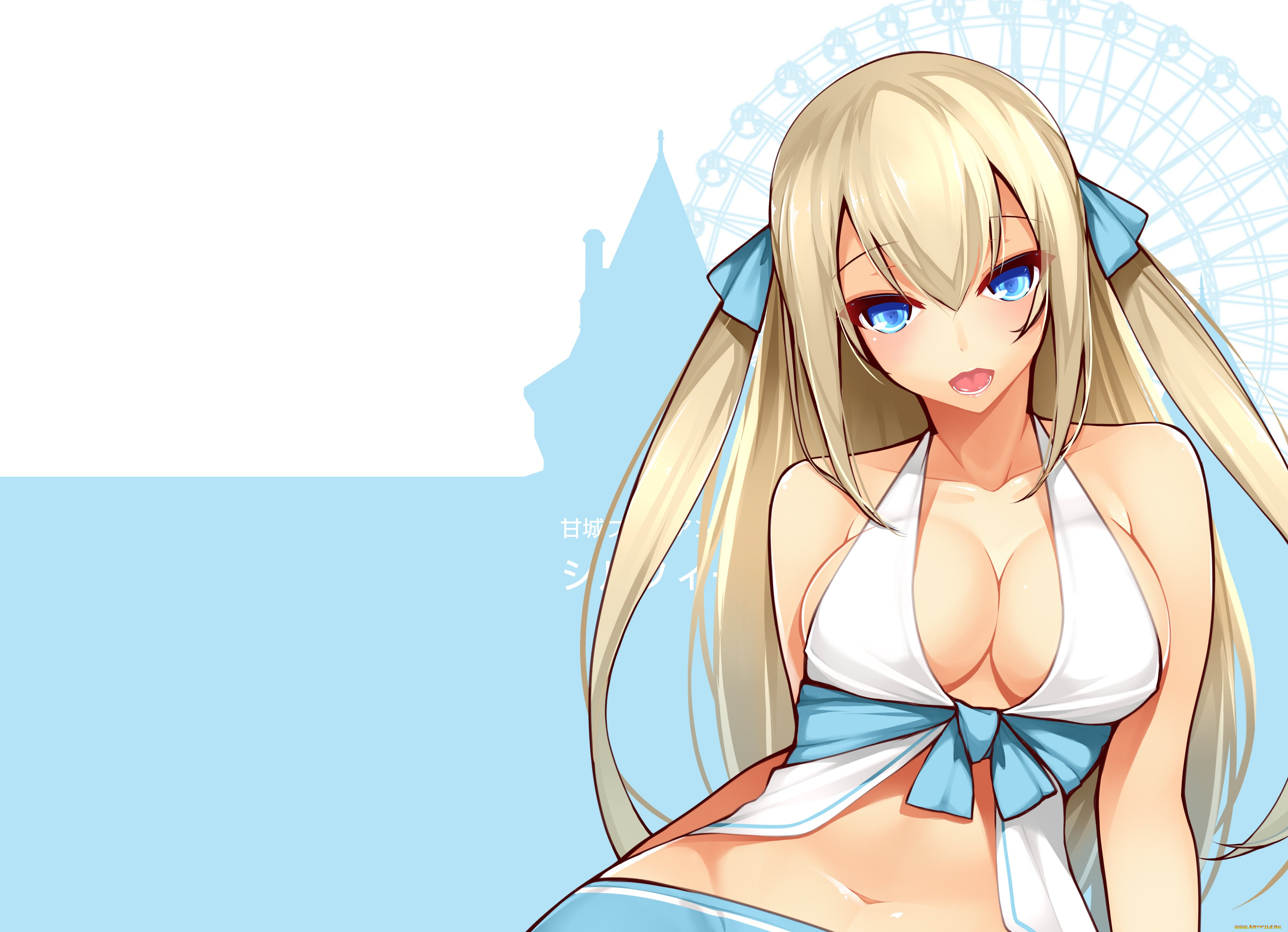 аниме, amagi, brilliant, park, девушка