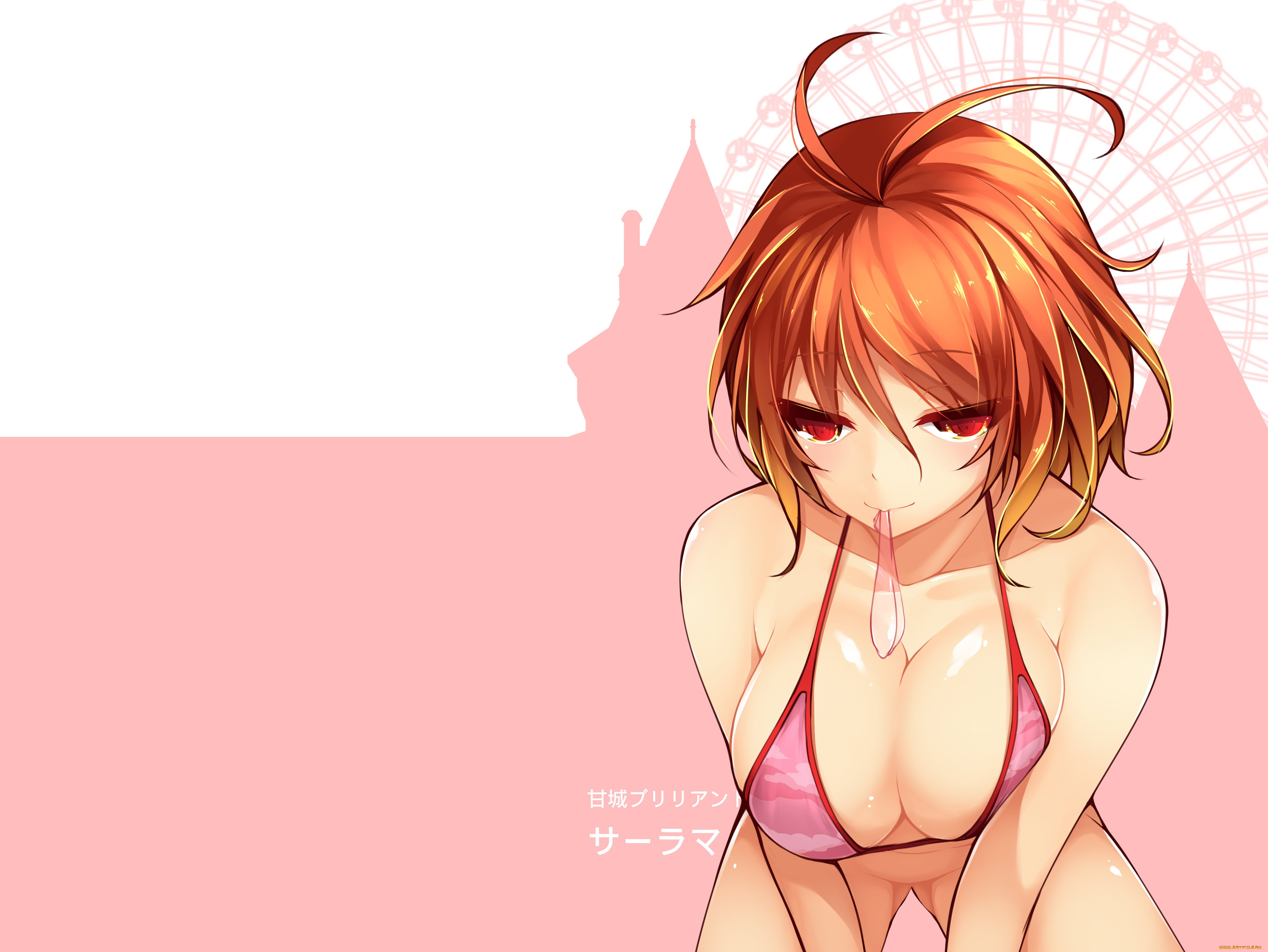 аниме, amagi, brilliant, park, девушка