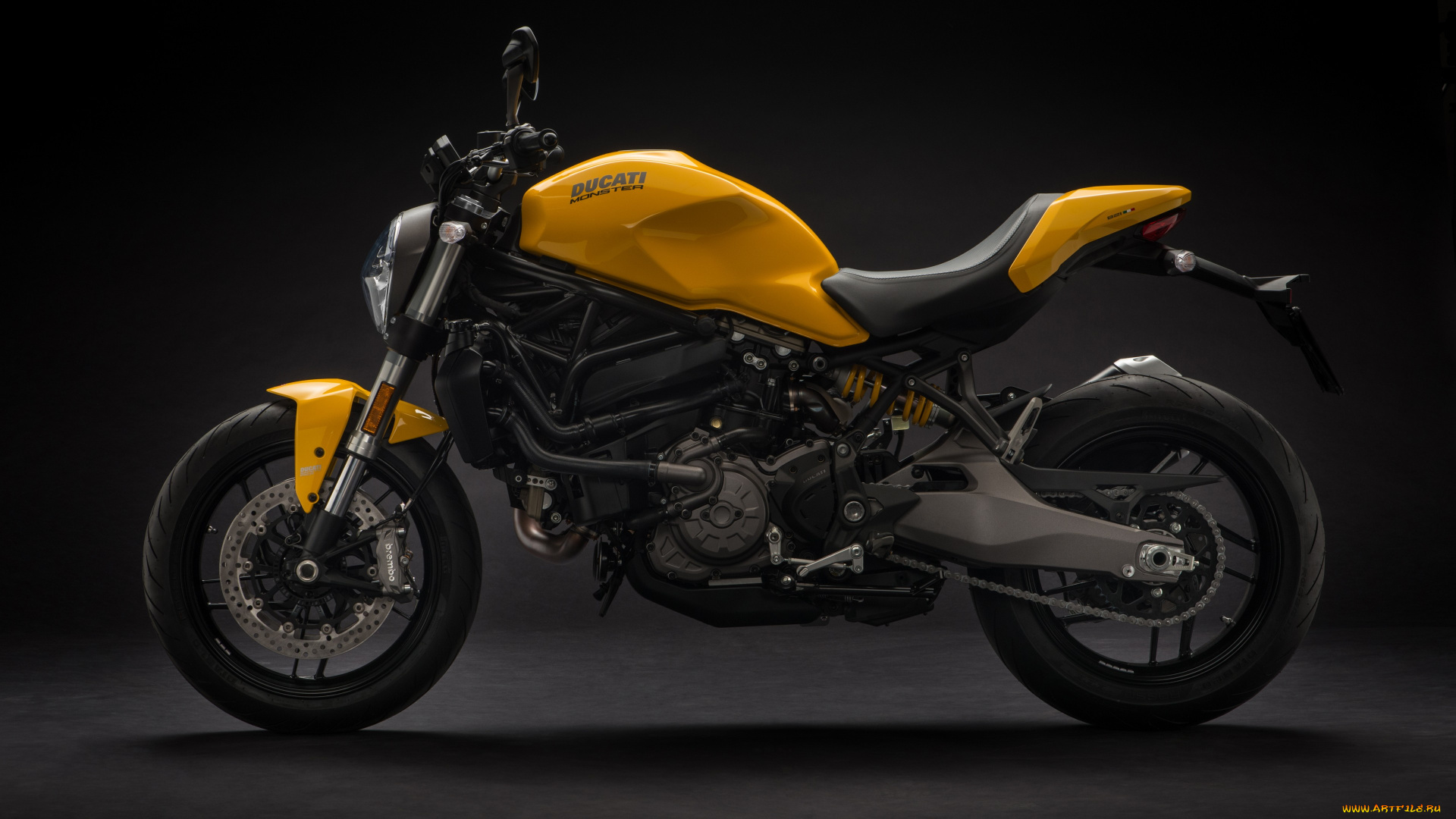 2018, ducati, monster, 821, мотоциклы, ducati, 821, monster, дукати, мотоцикл, 2018